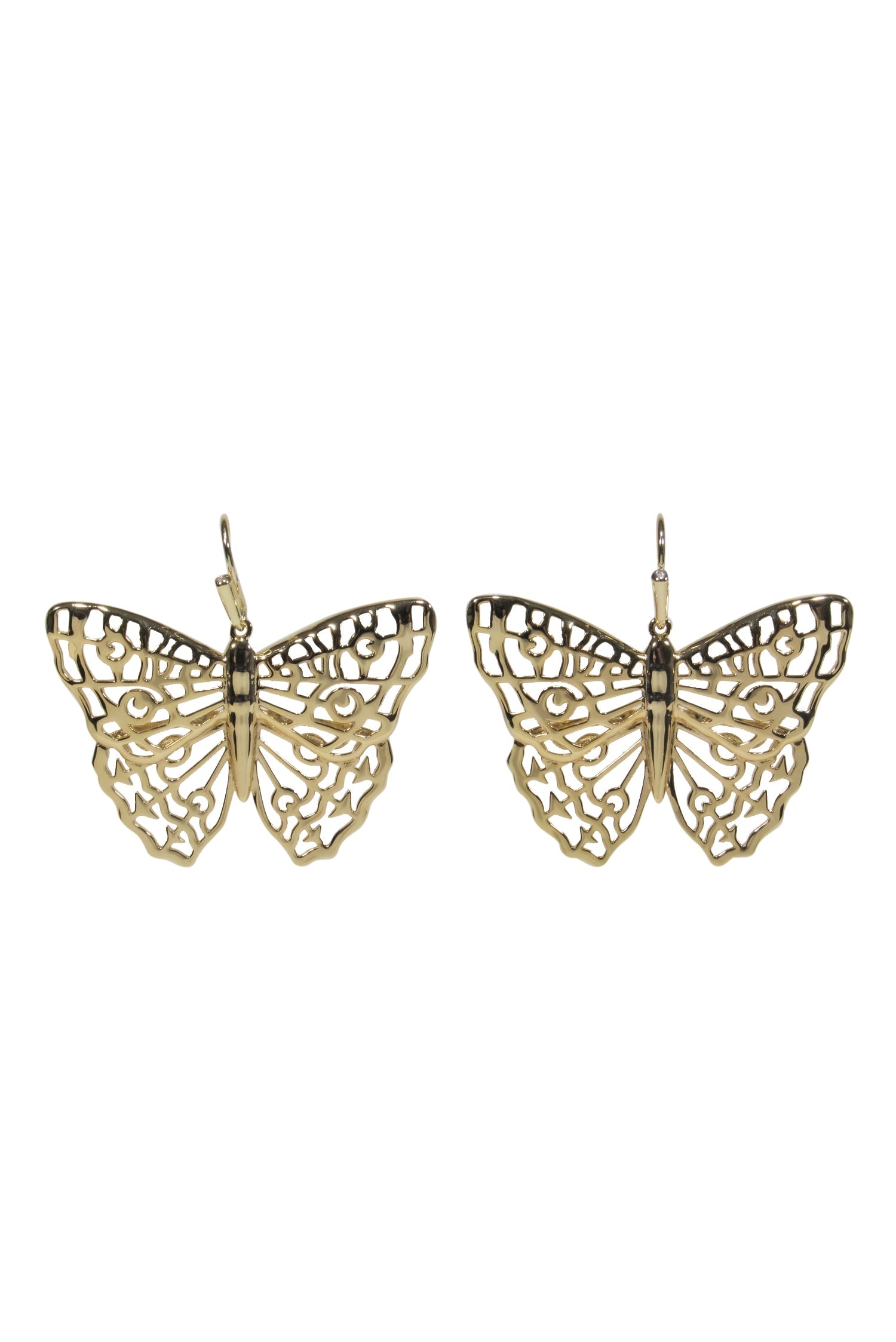 Kendra Scott - Enchanting Gold Butterfly Dangle Earrings