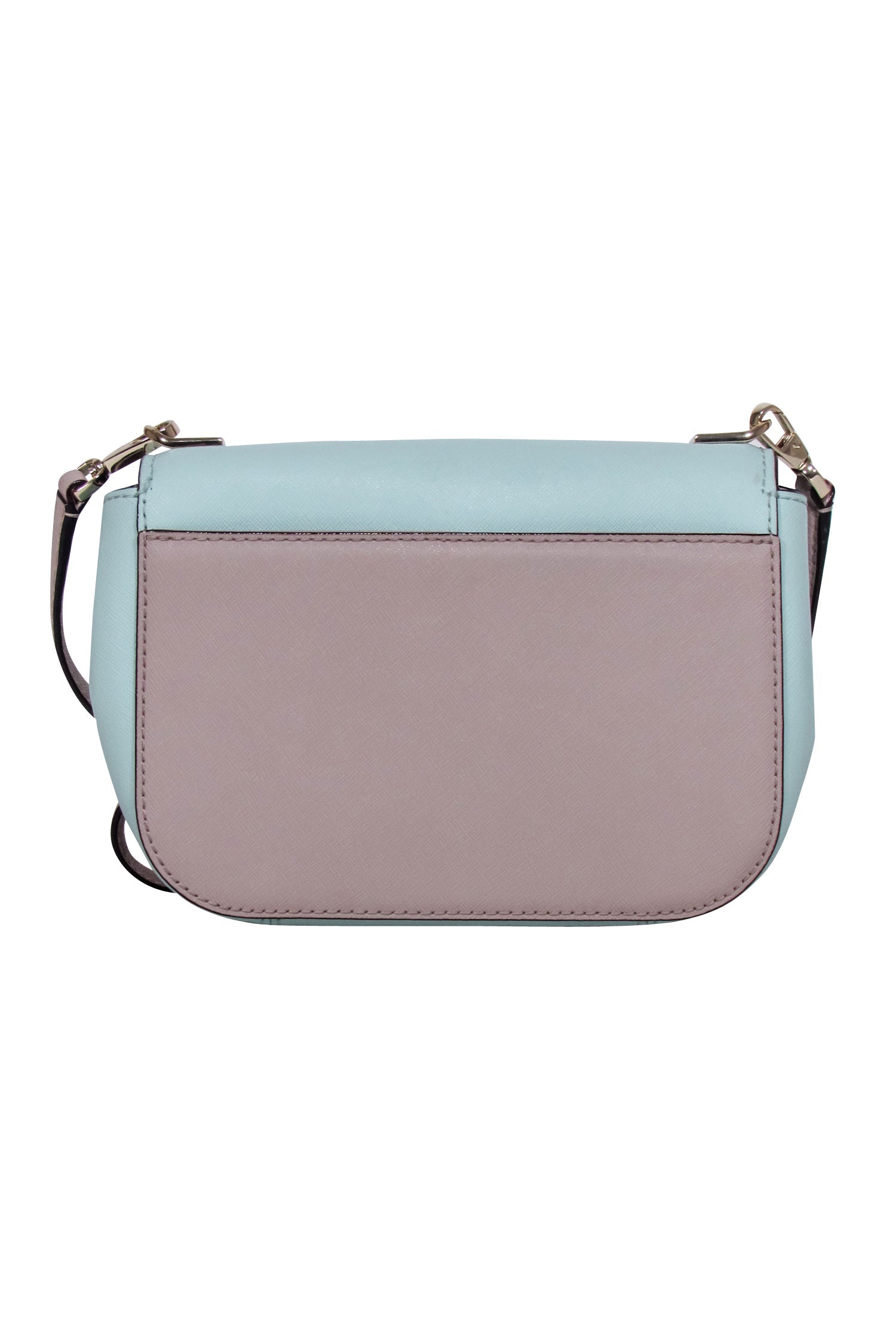 Kate Spade Light Blue & Taupe Colorblock Leather Crossbody Bag - A Fashionable Essential