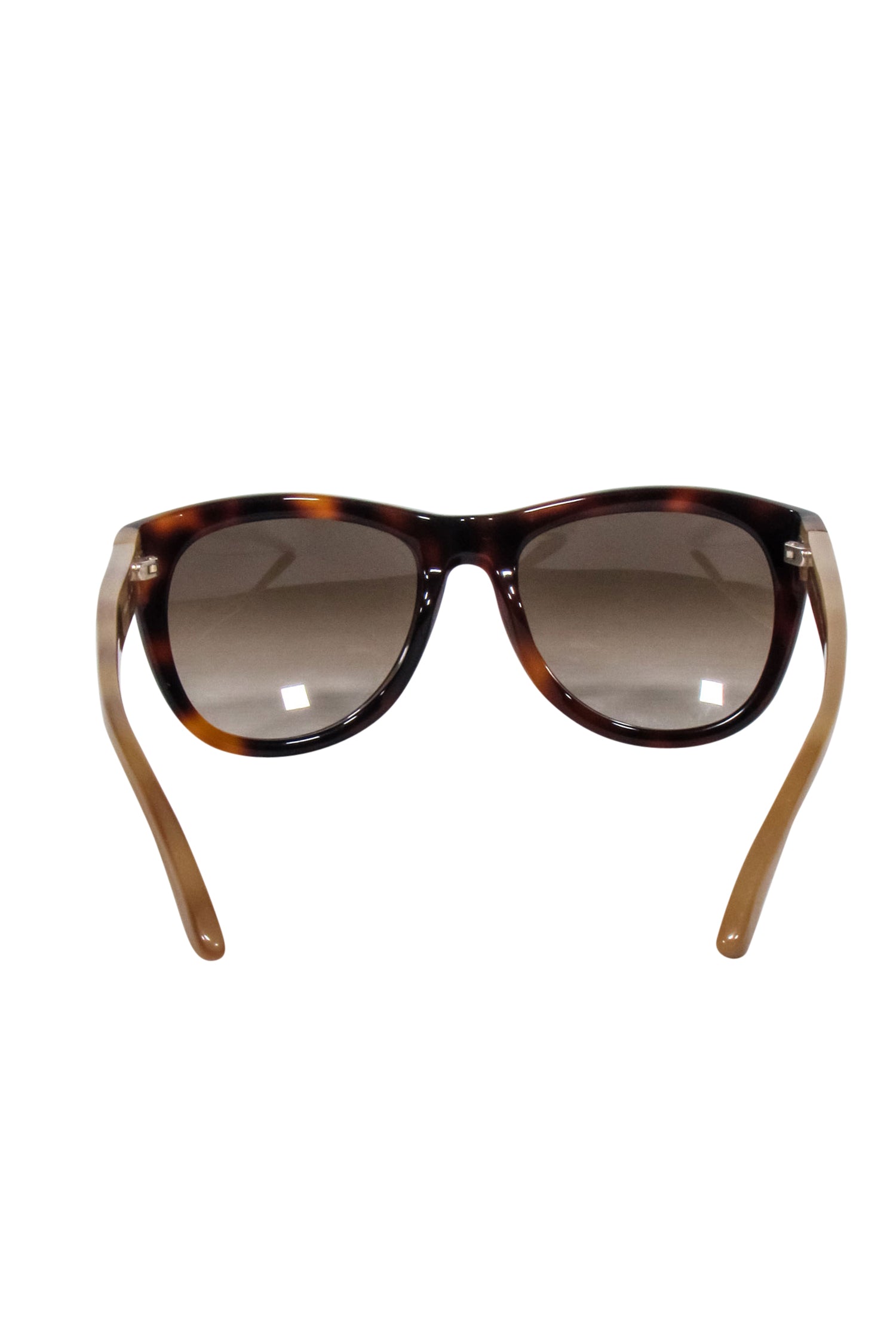 Ferragamo Stylish Brown Tortoise Front Sunglasses