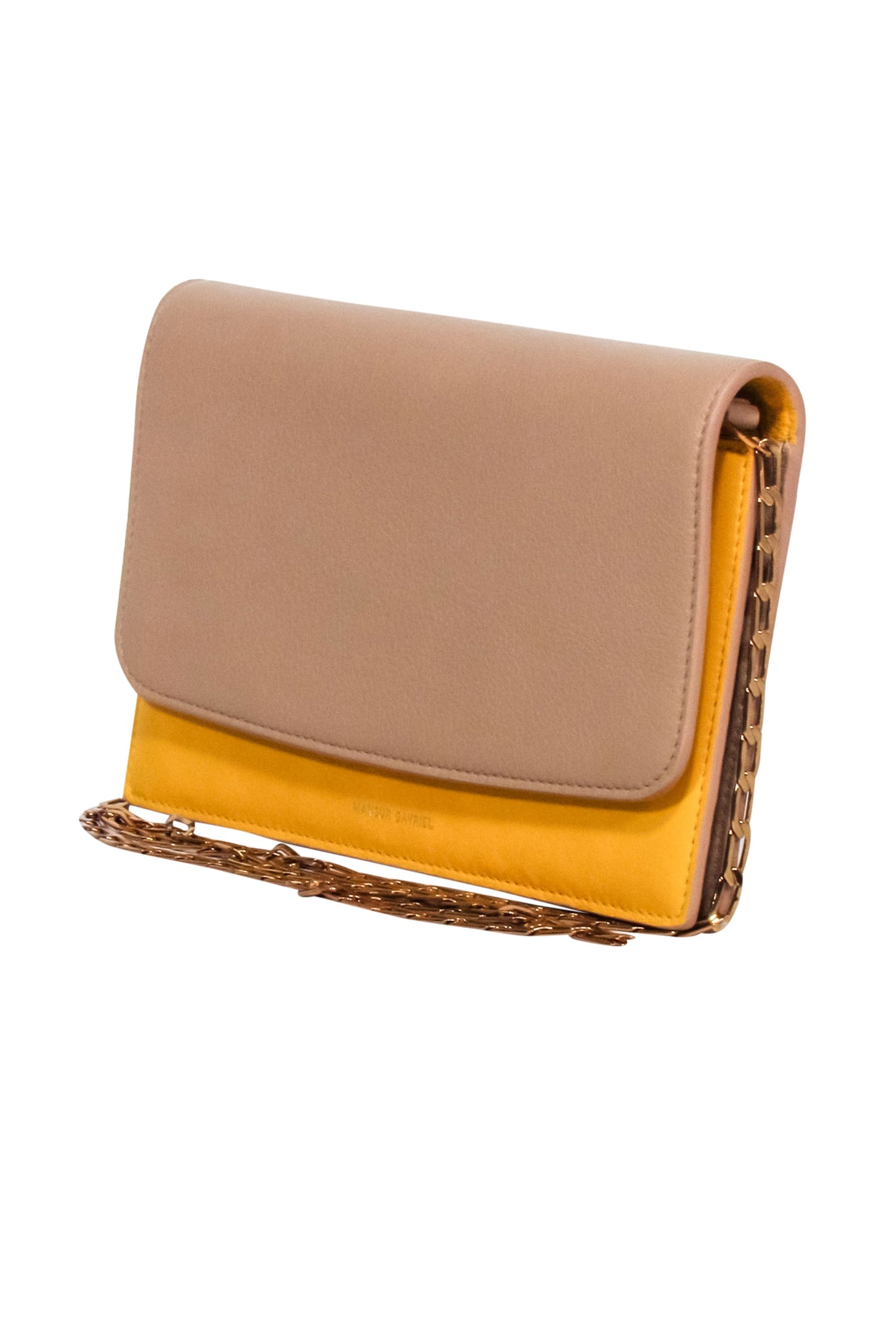 Mansur Gavriel - Stunning Tan & Yellow Leather Mini Shoulder Bag