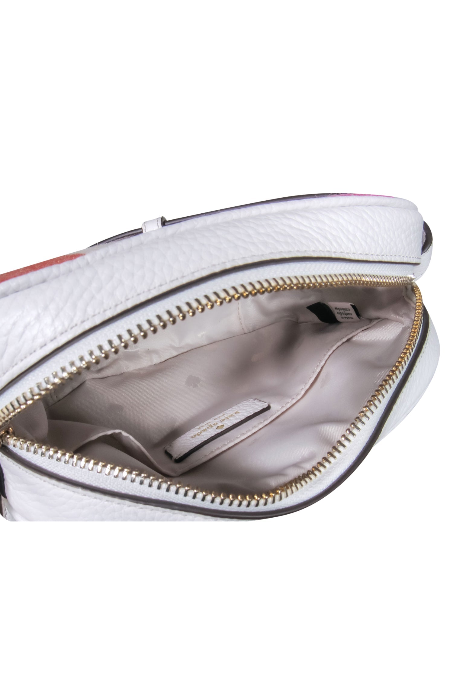 Kate Spade's Stunning White, Pink & Red Striped Crossbody: A Colorful Delight