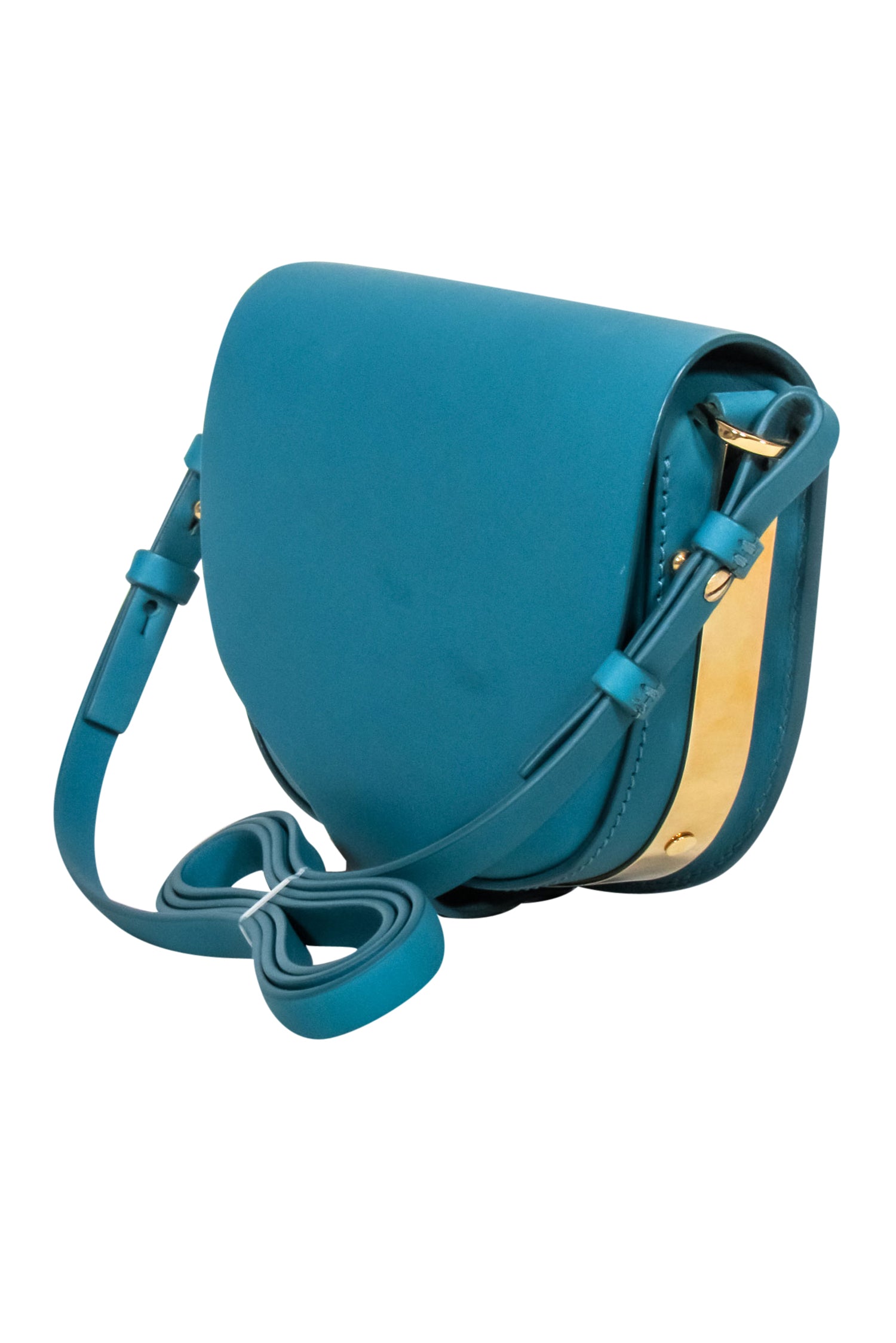 Sophie Hulme - Stunning Teal Leather Mini Crossbody Bag