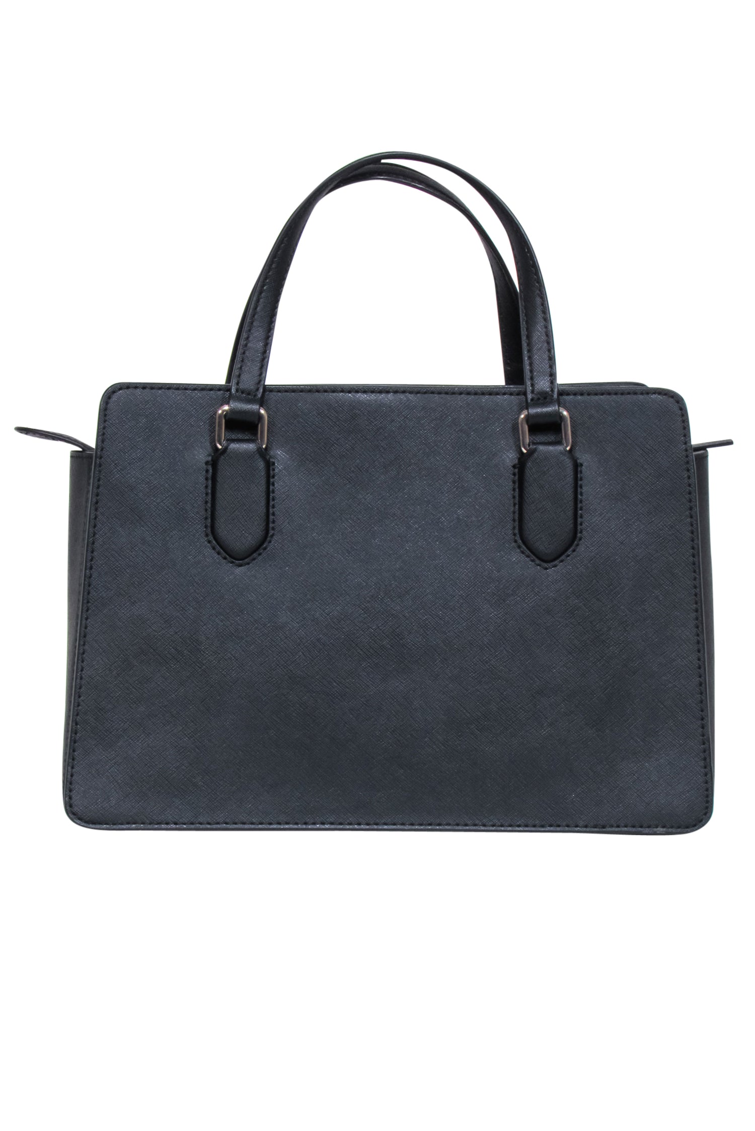 Kate Spade's Alluring Black Top Handle Satchel with Detachable Strap