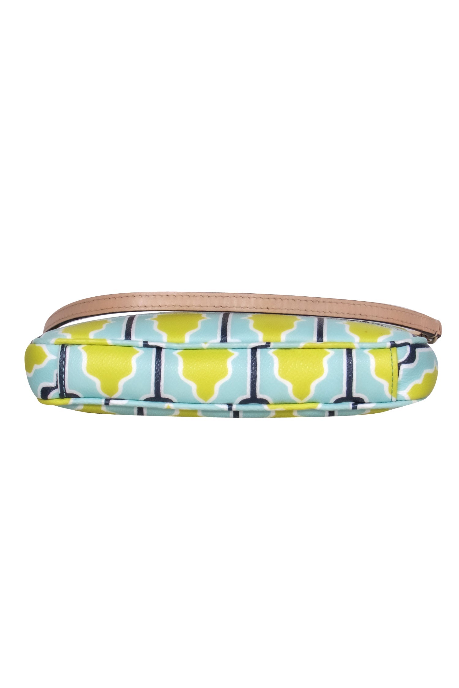 Kate Spade Convertible Wristlet - Stunning Teal, Chartreuse & Navy Print