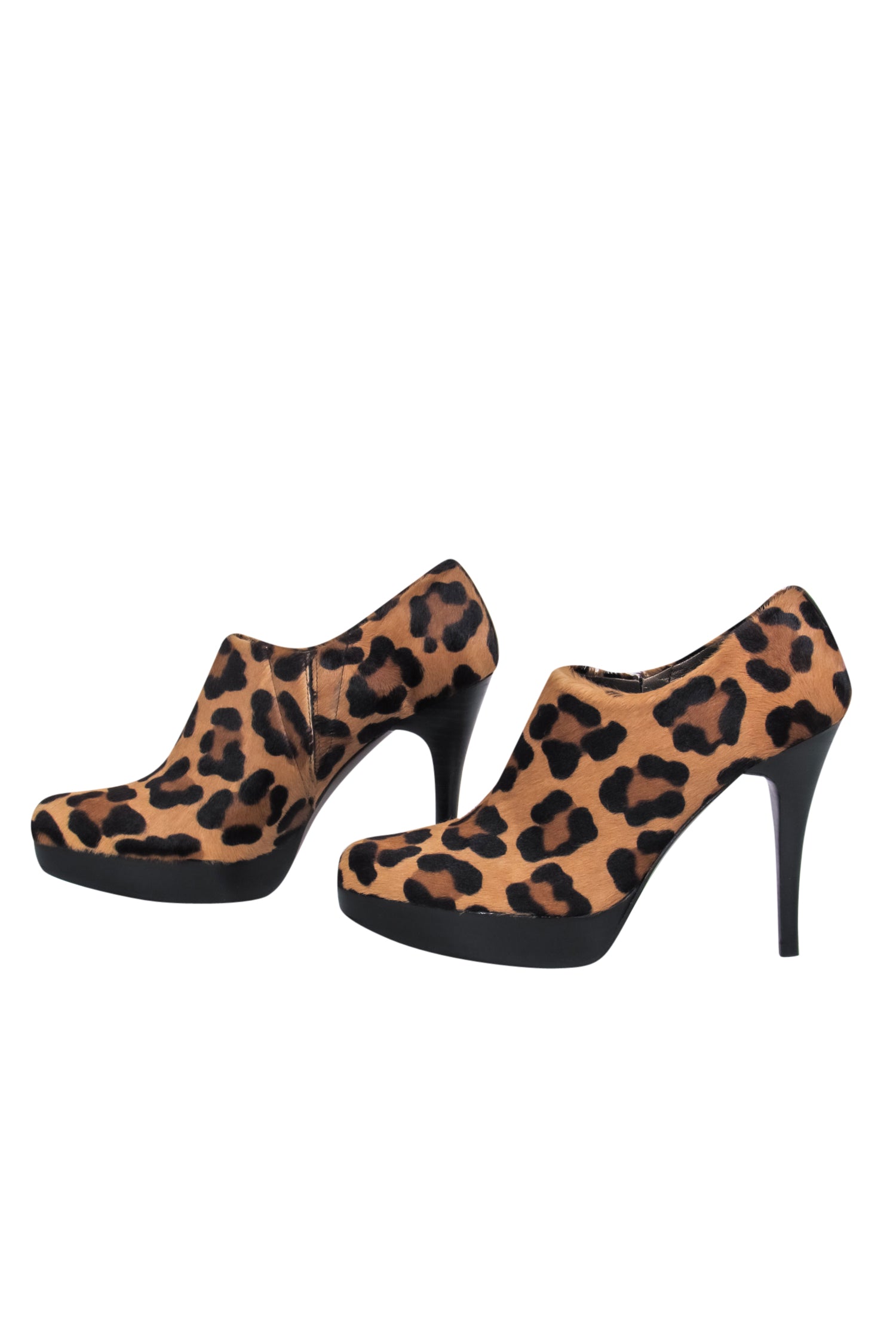 Stuart Weitzman Leopard Print Calf Hair Booties - Size 7: A Fashion Statement!