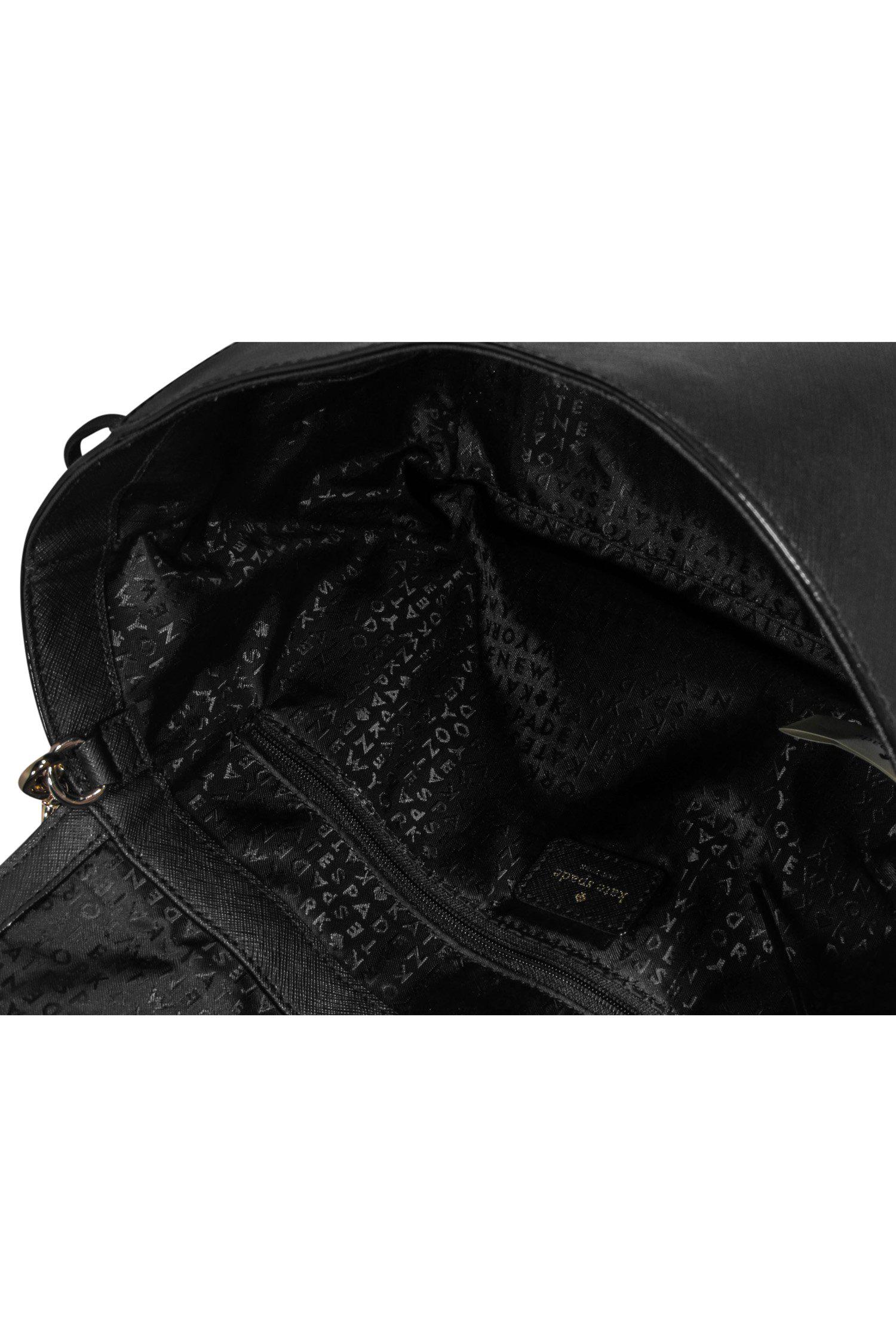 Kate Spade's Stunning Black Leather Structured Satchel