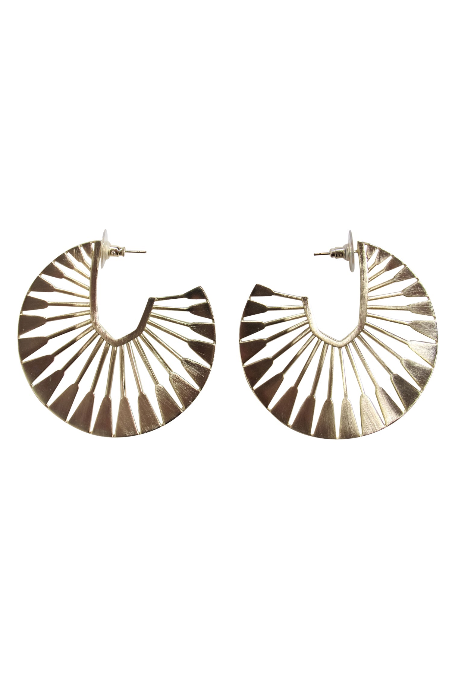 Kendra Scott's Stunning Gold Laser-Cut Circular Statement Earrings