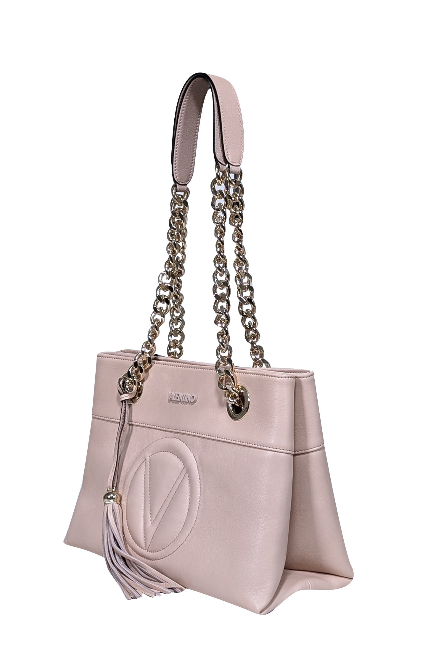 Valentino by Mario Valentino - Gorgeous Blush Pink Leather Chain Strap Shoulder Bag