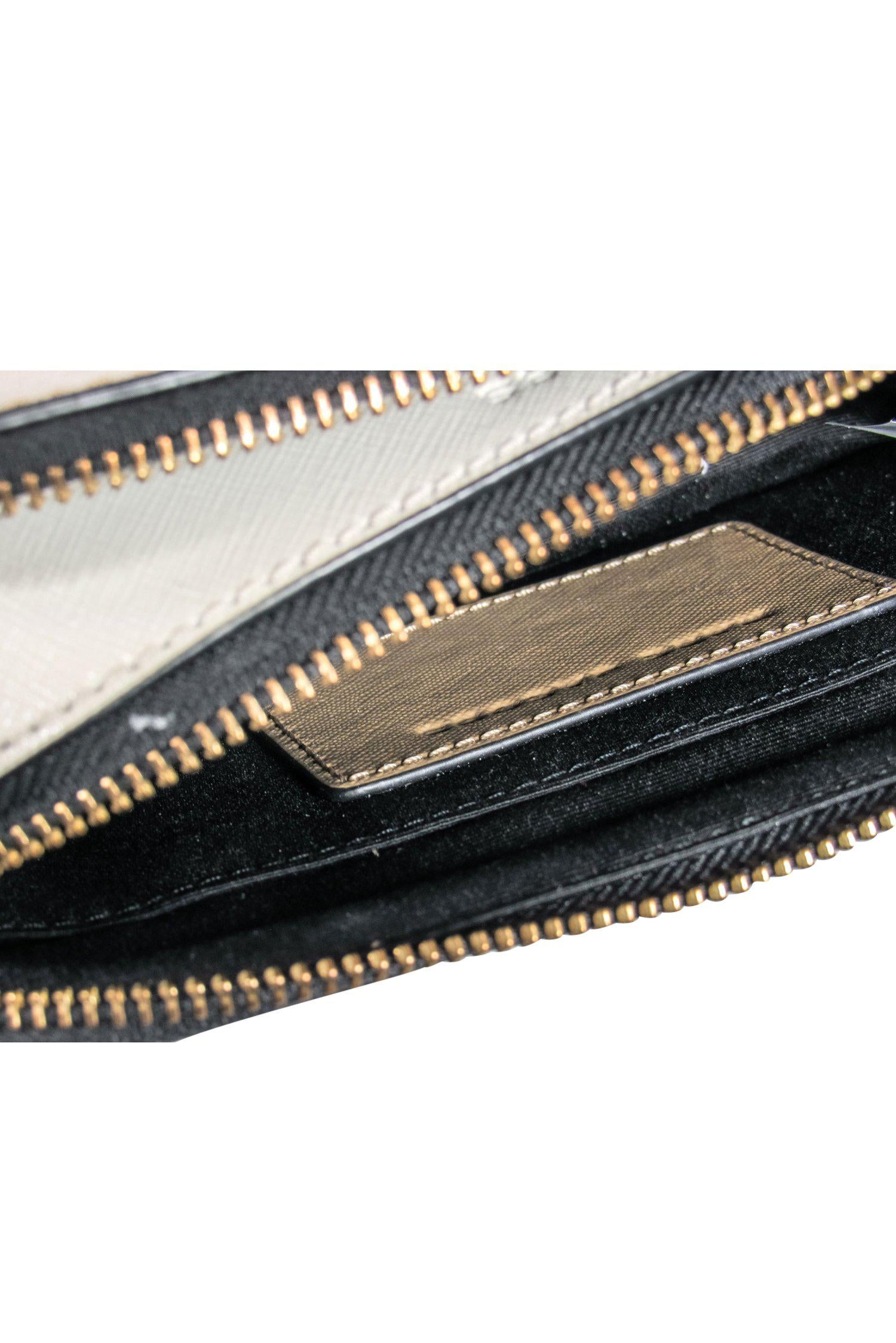 Marc Jacobs Colorblock Snapshot Camera Crossbody: Tan, Green & White