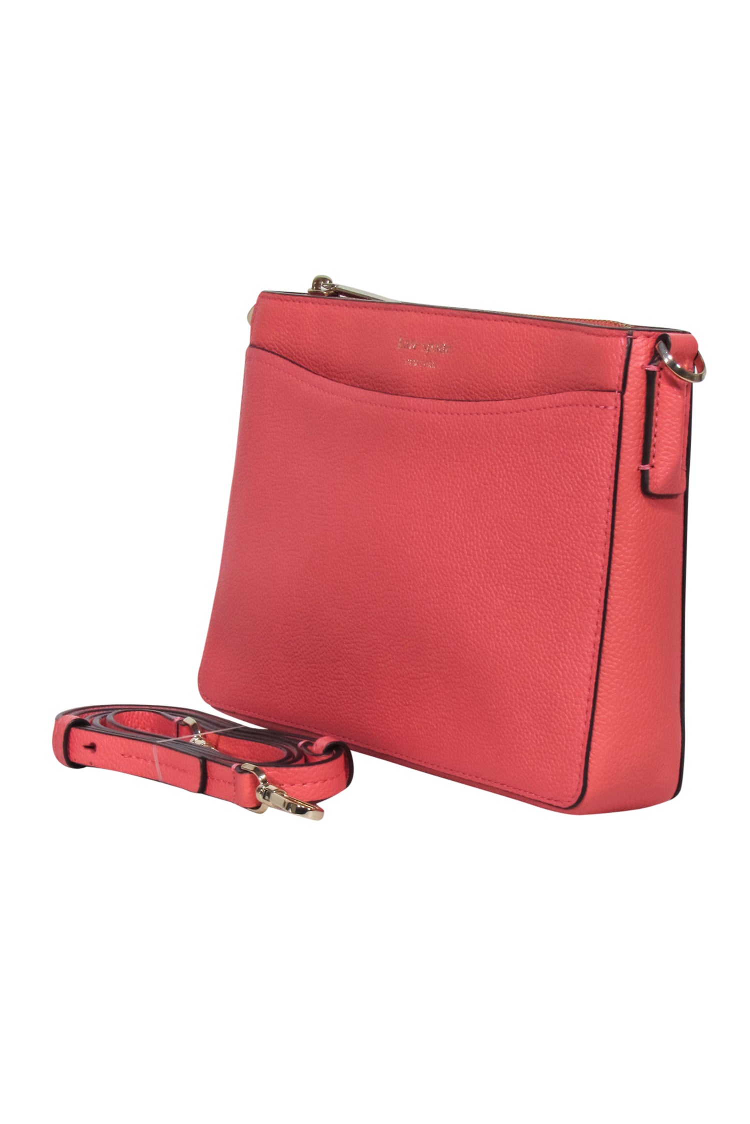 Kate Spade Coral Pink Pebbled Leather: The Ultimate All - Season Crossbody Bag
