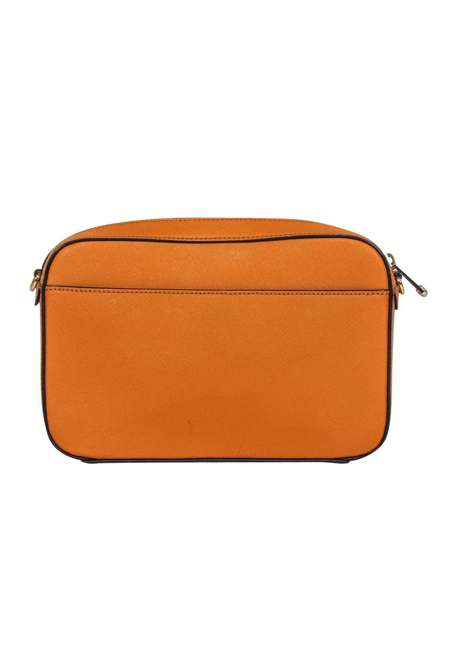Henri Bendel - Stunning Orange Leather Structured Crossbody