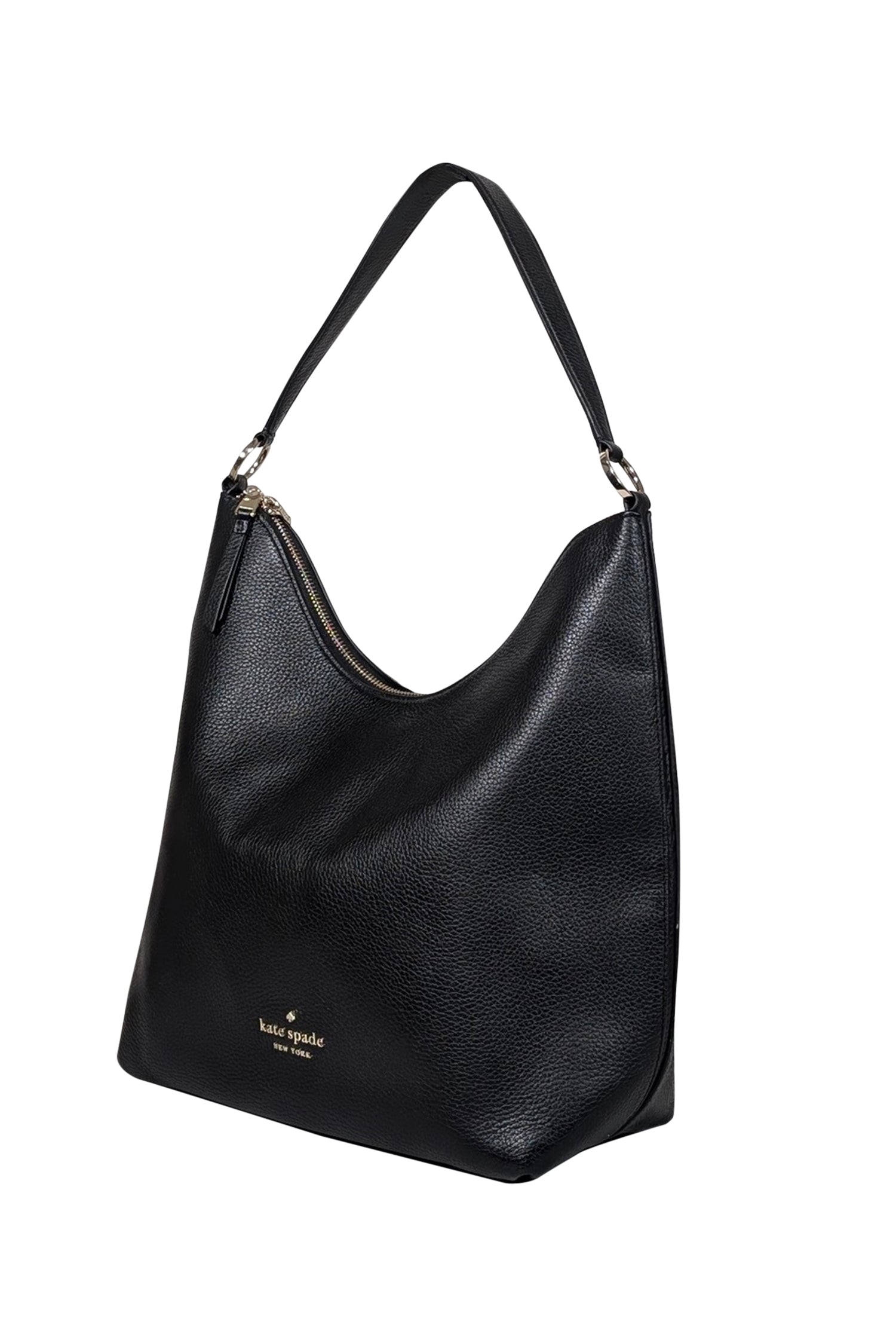 Kate Spade's Stunning Black Pebbled Leather Shoulder Bag