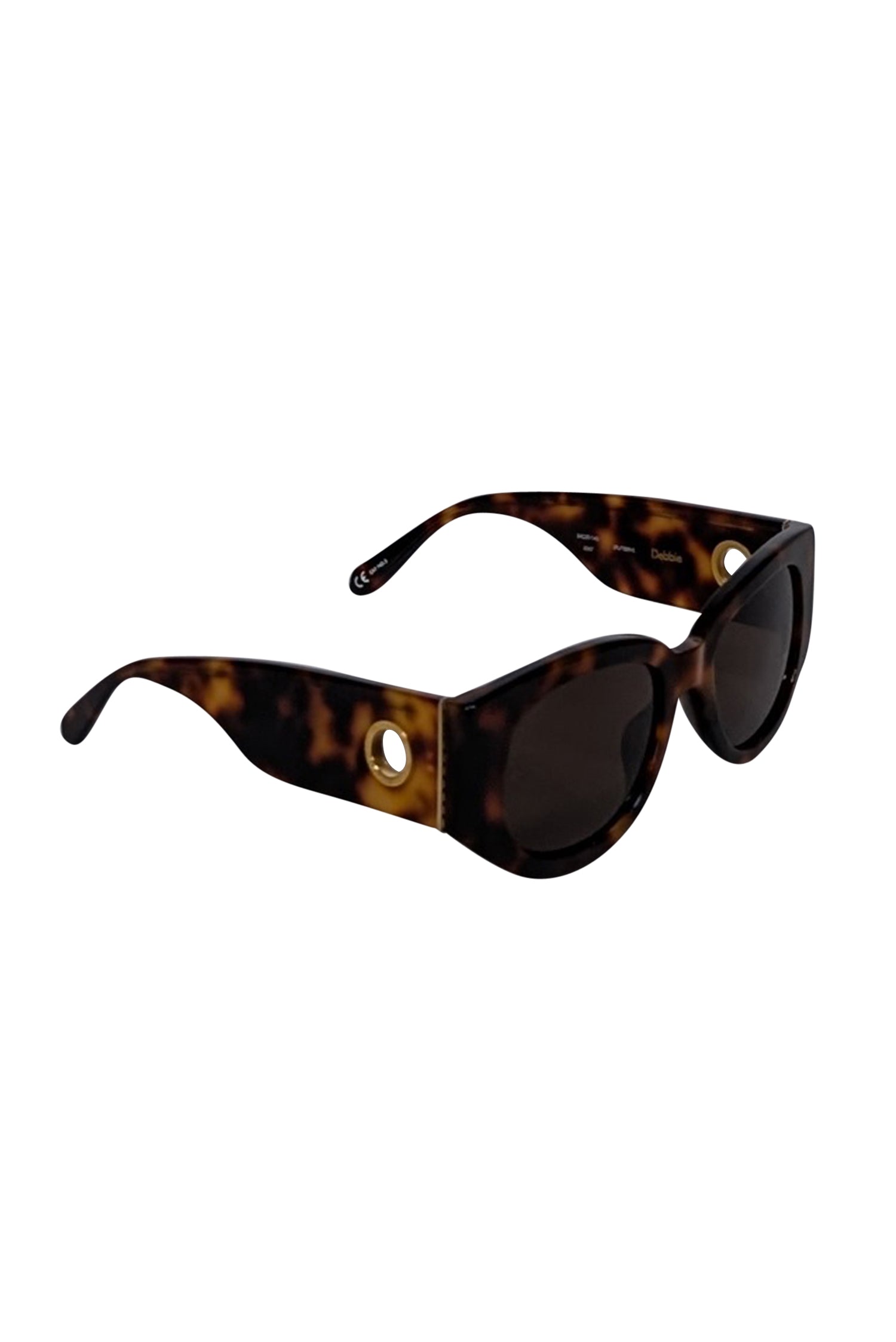 Linda Farrow Debbie Sunglasses - Stunning Brown Tortoise Shell Print