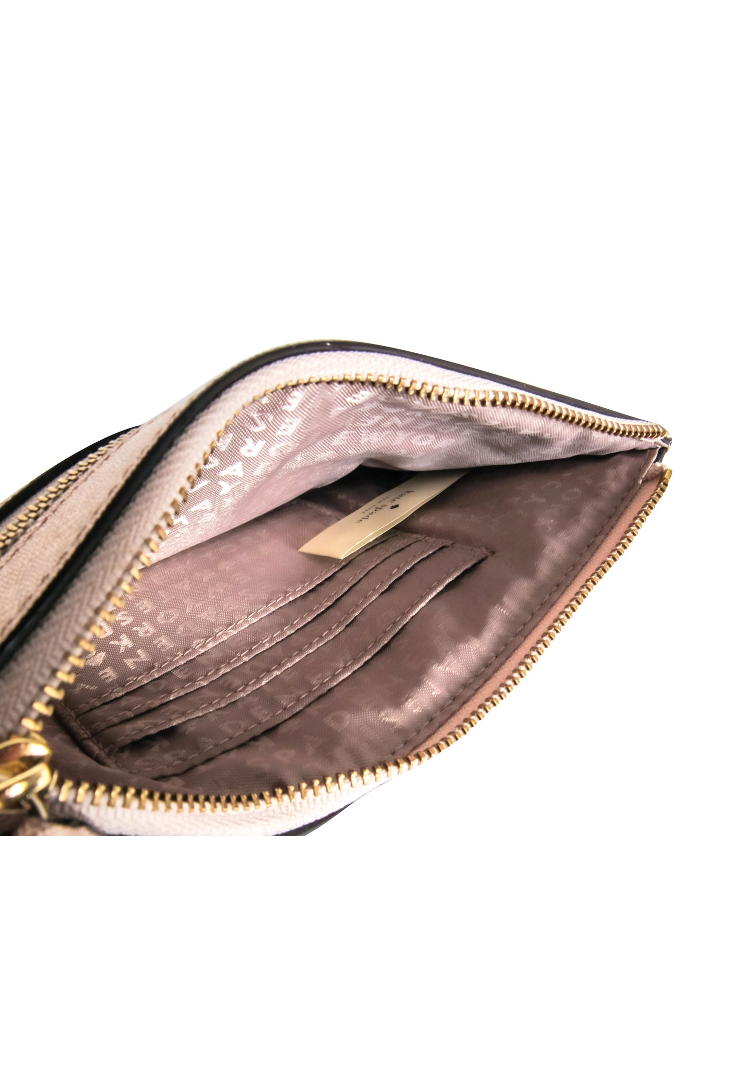 Kate Spade Rose Gold Textured Leather Newbury Lane Wristlet - A Fashionable Essential