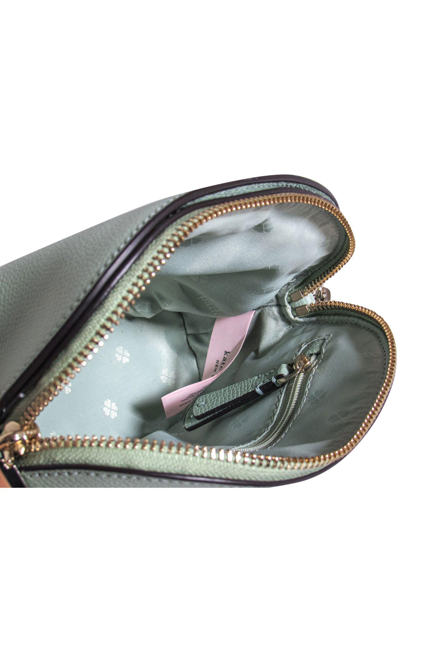 Kate Spade Mint Green Small Pebbled Leather Crossbody - A Spring Essential
