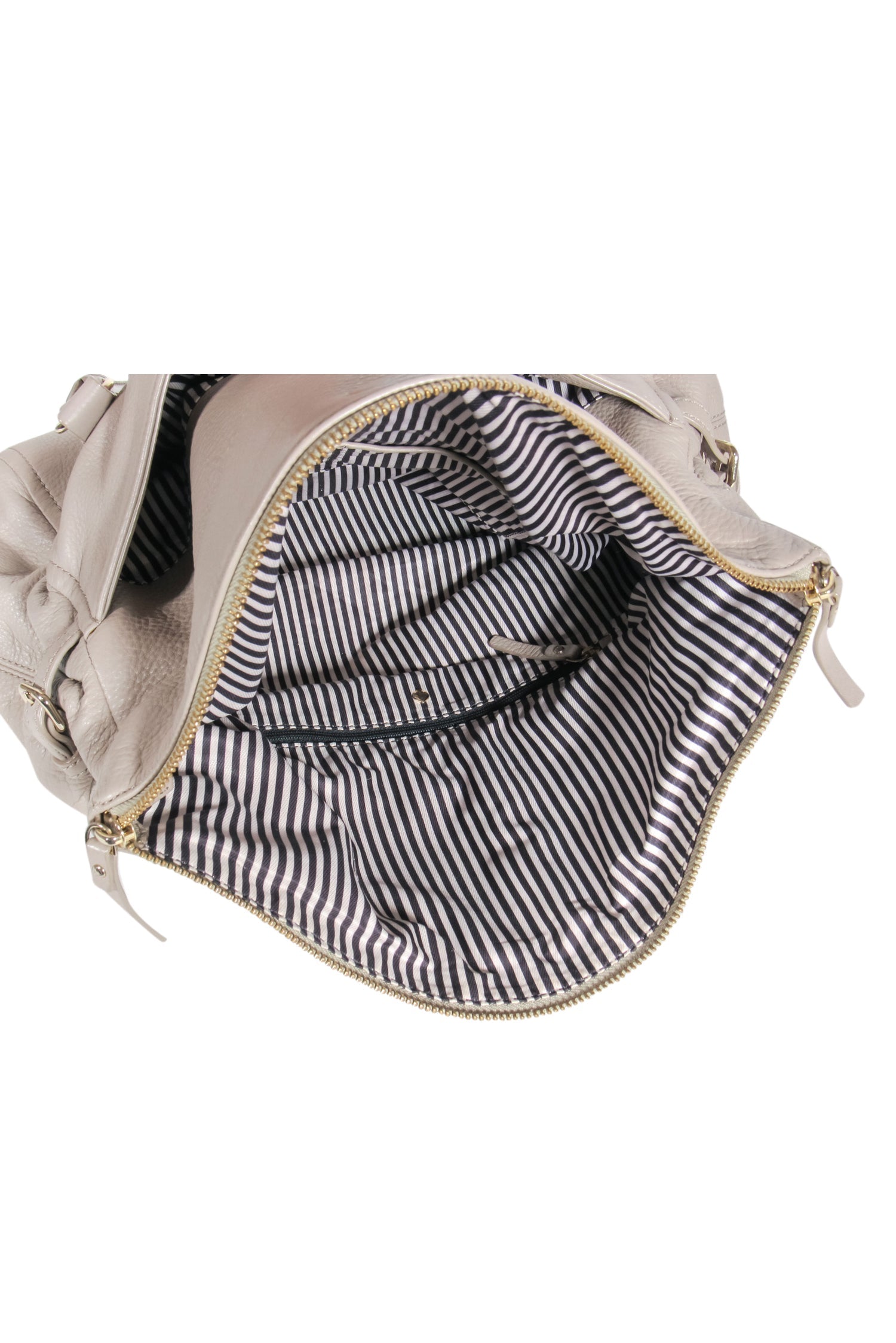 Kate Spade Beige Pebbled Leather Slouchy Hobo Bag: A Bohemian Dream