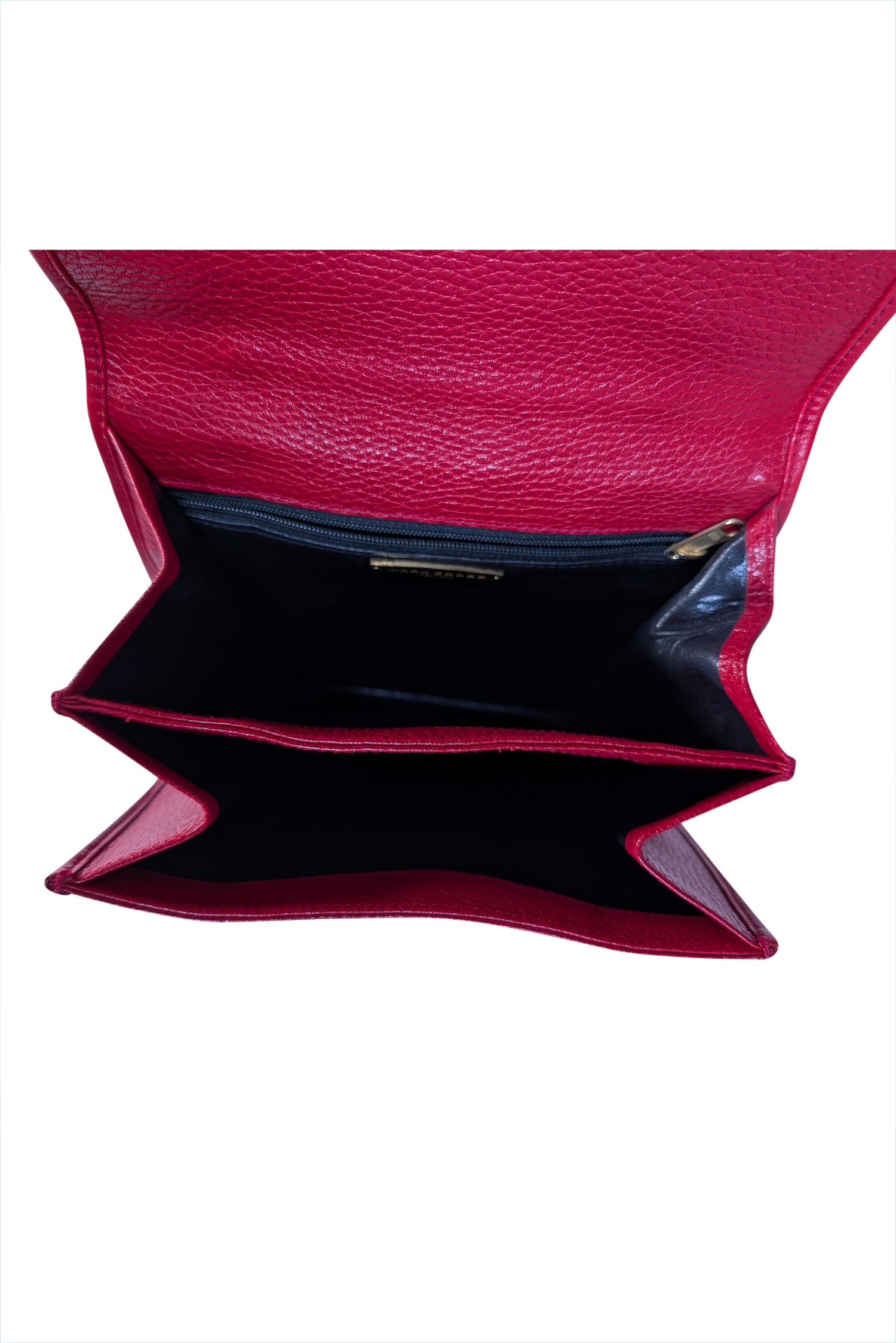 Mark Cross - Stunning Red Pebbled Leather Crossbody Bag