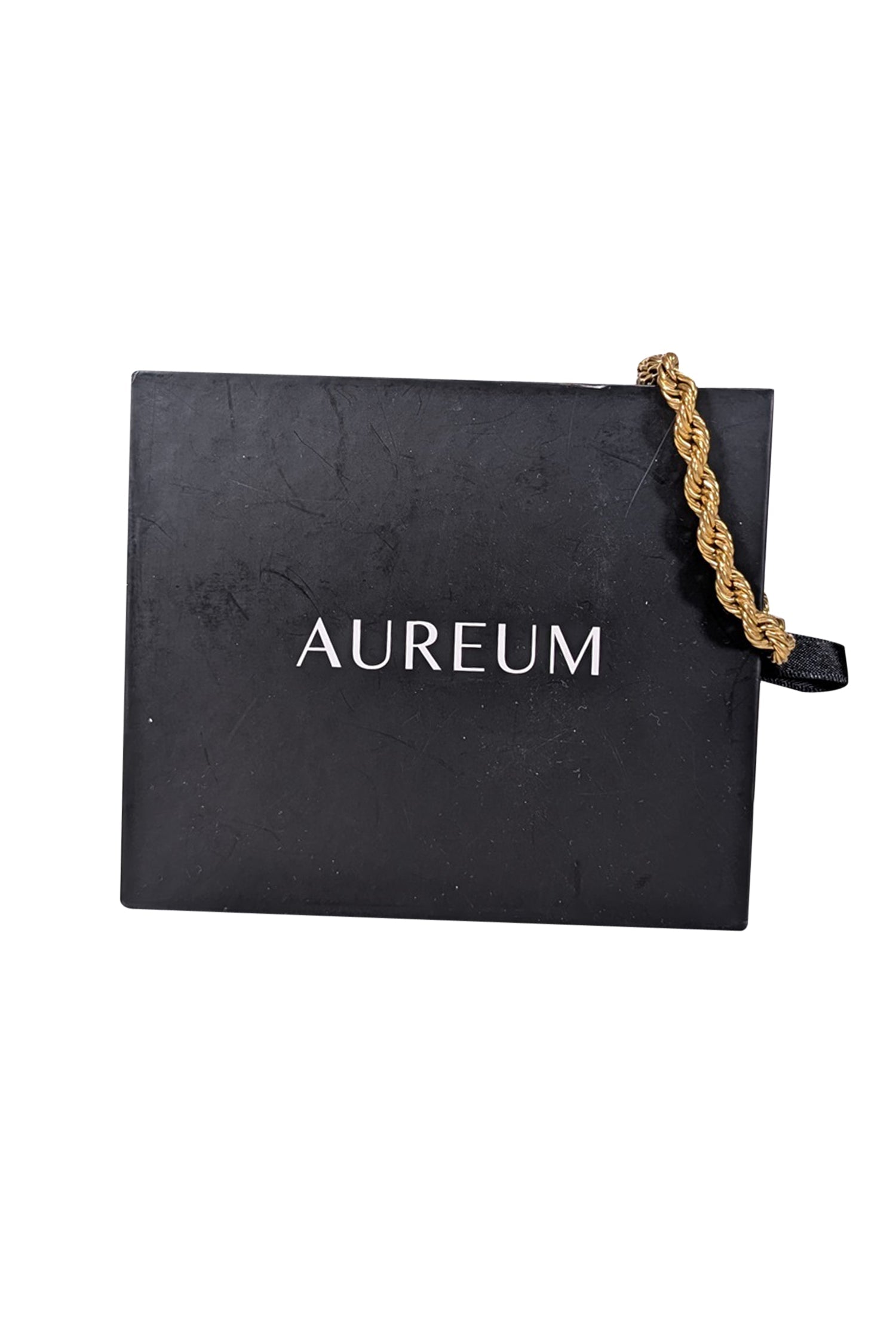 Aureum Luxury Gold-Colored Rope Chain Bracelet
