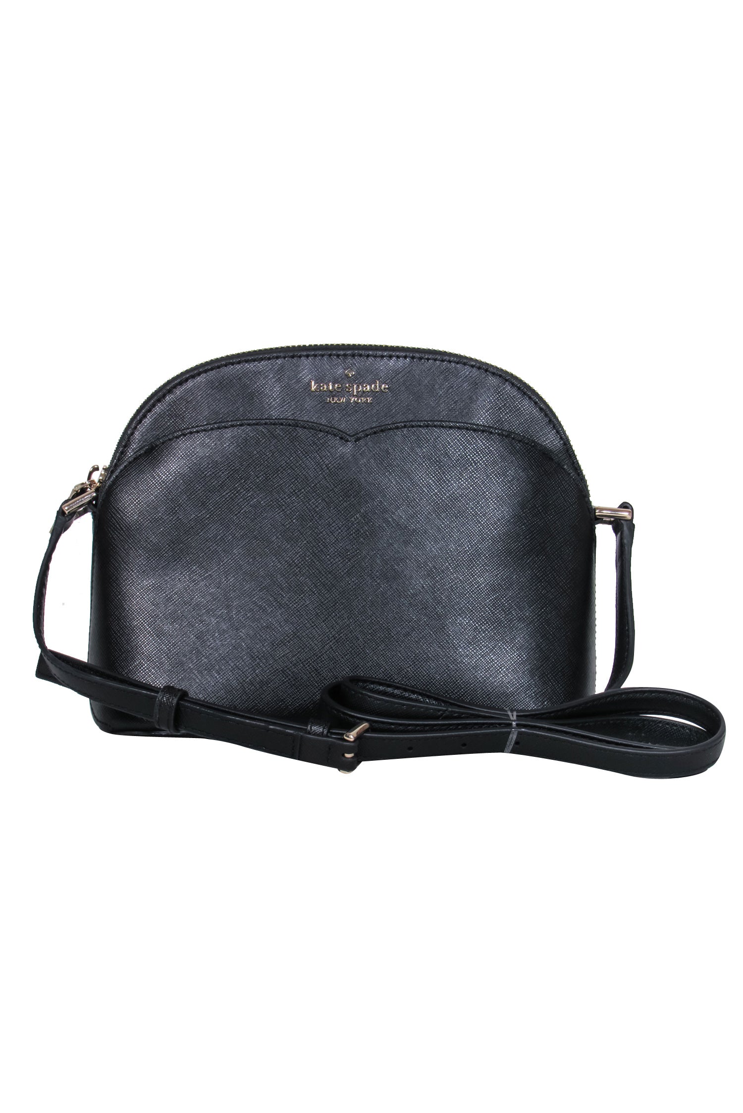 Kate Spade Black Saffiano Leather Double - Pocket Crossbody Bag: A Sophisticated Accessory