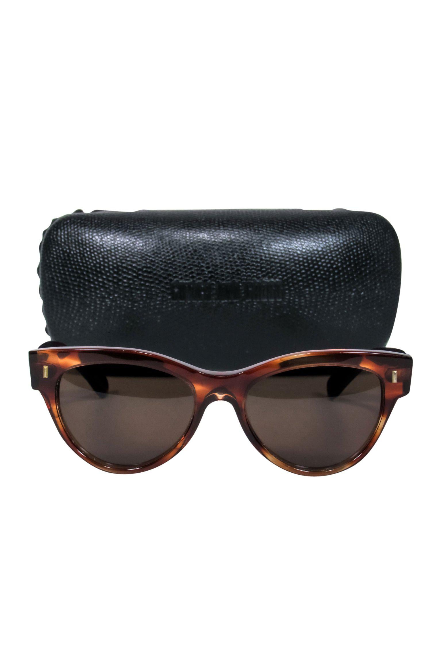 Cutler and Gross - Stunning Brown Marbled Cat Eye Sunglasses