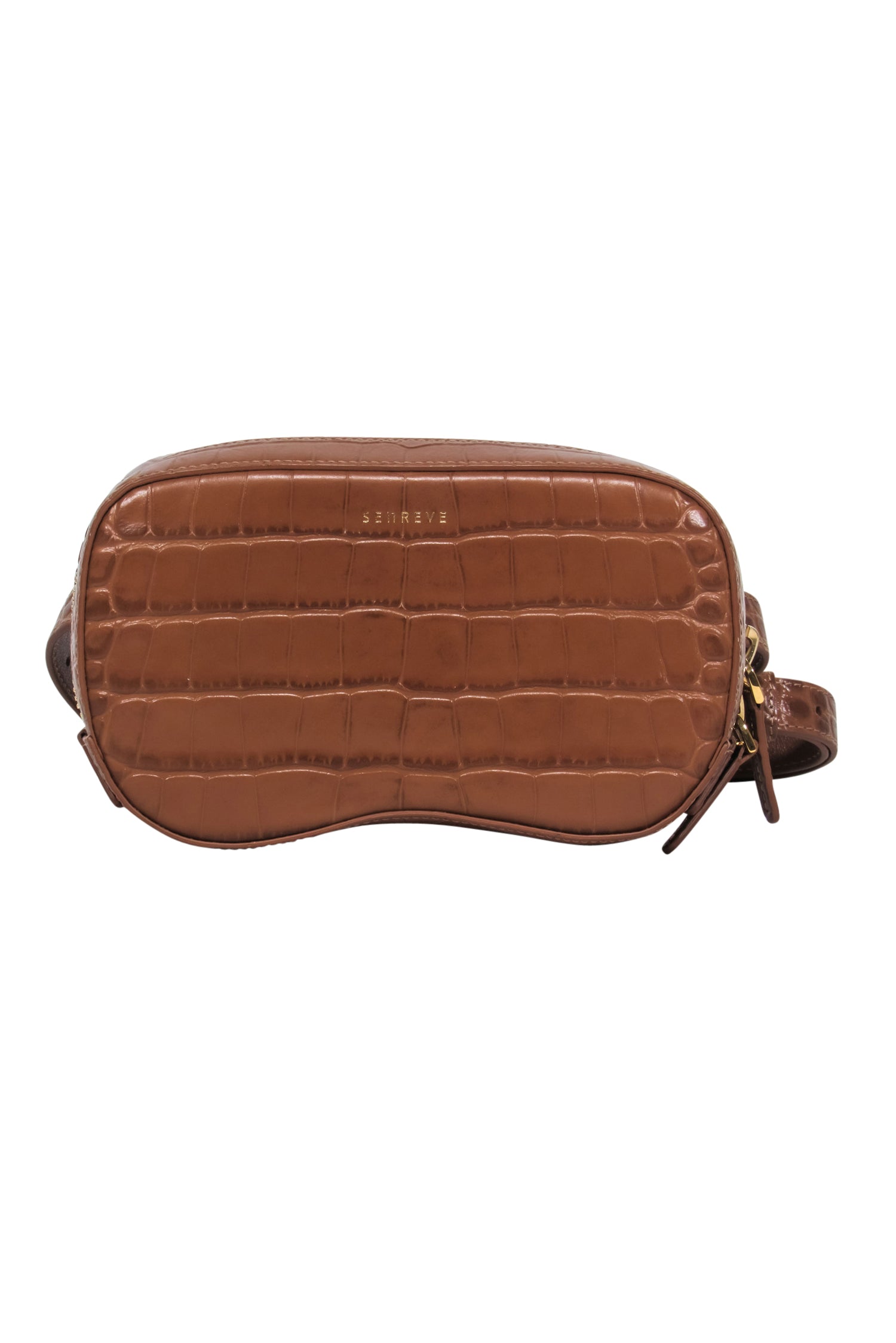 Senreve Brown Reptile Coda Belt Bag - A Stylish and Functional Accessory