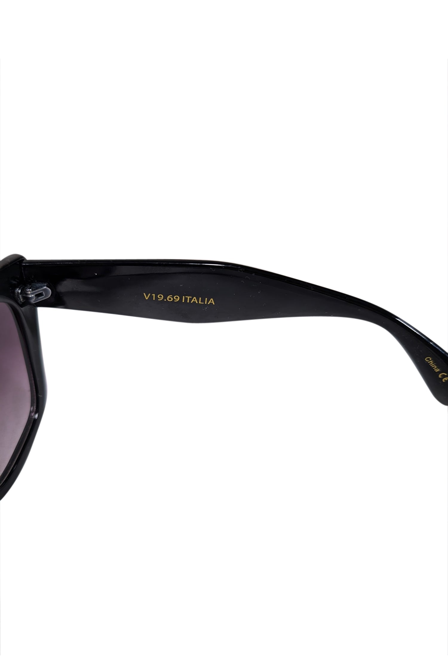 Versace V19.69 Italia Large Black Sunglasses - A Glamorous Statement
