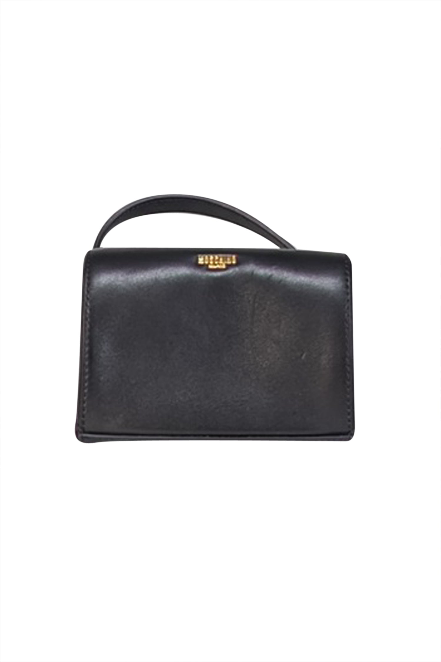 Moschino - Exquisite Black Leather Heart - Shaped Crossbody Bag