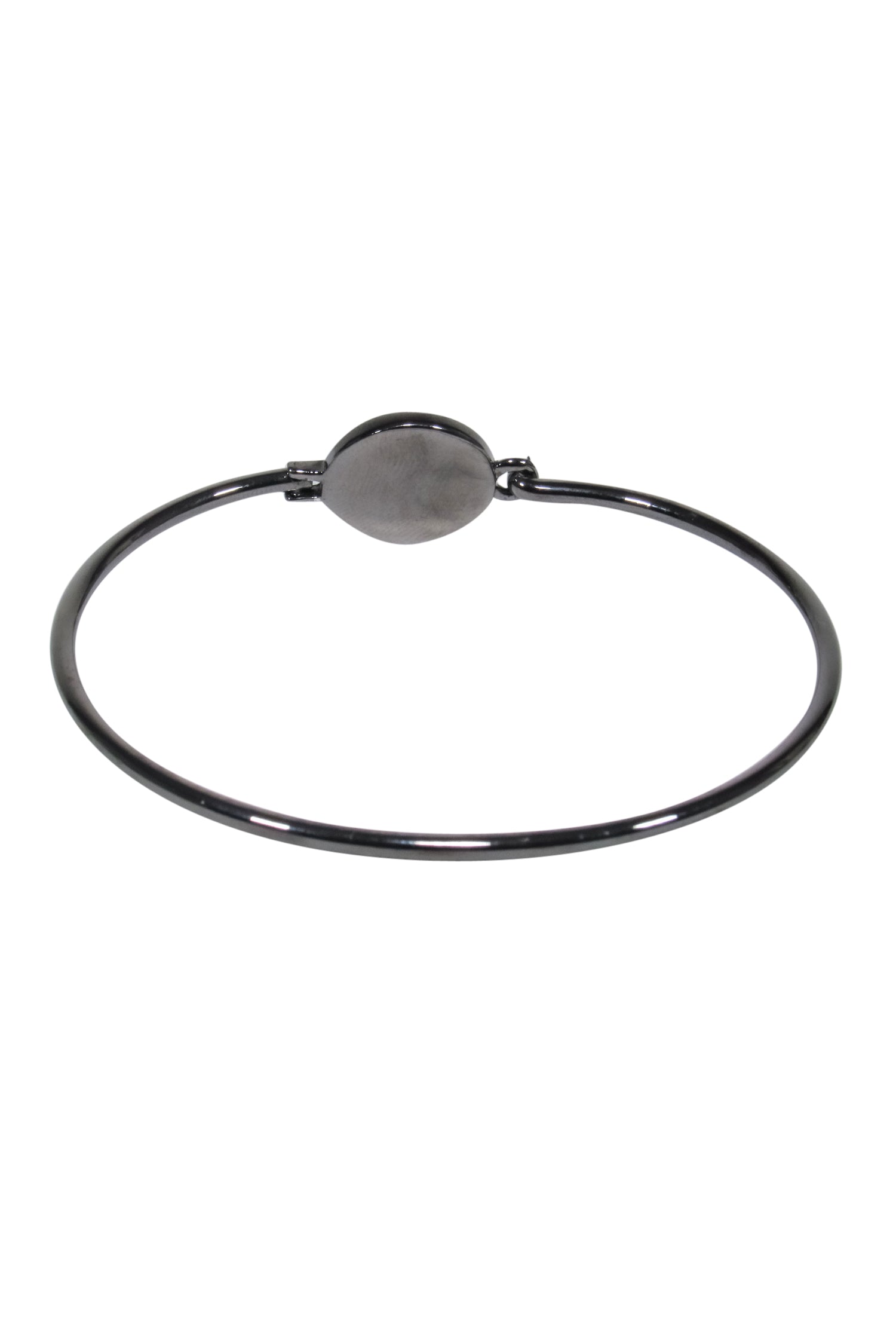 Marc by Marc Jacobs Black Titanium Glitter Logo Bangle: A Sparkling Accessory!