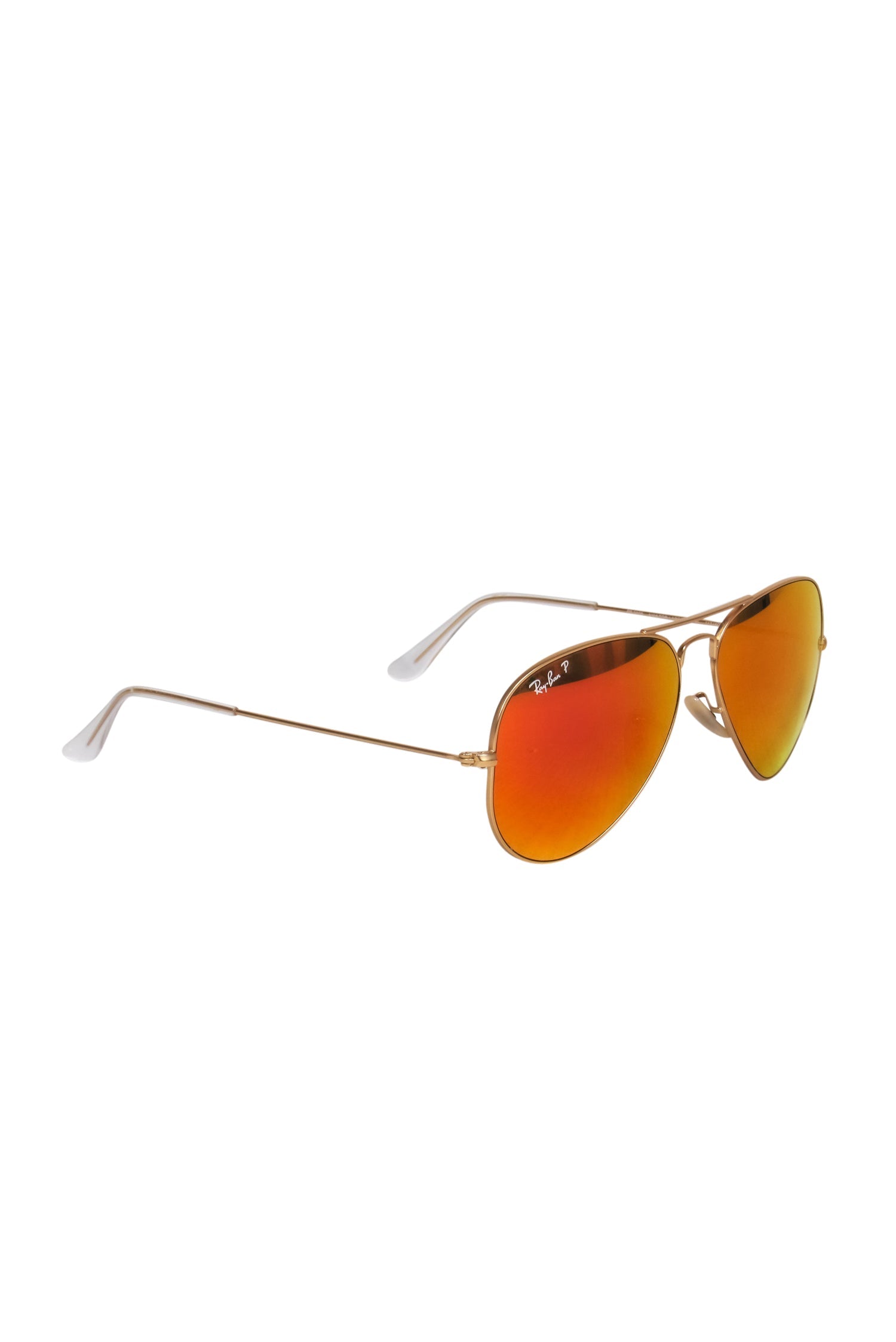 Ray-Ban Gold Reflective Aviator Sunglasses - The Ultimate Style Statement