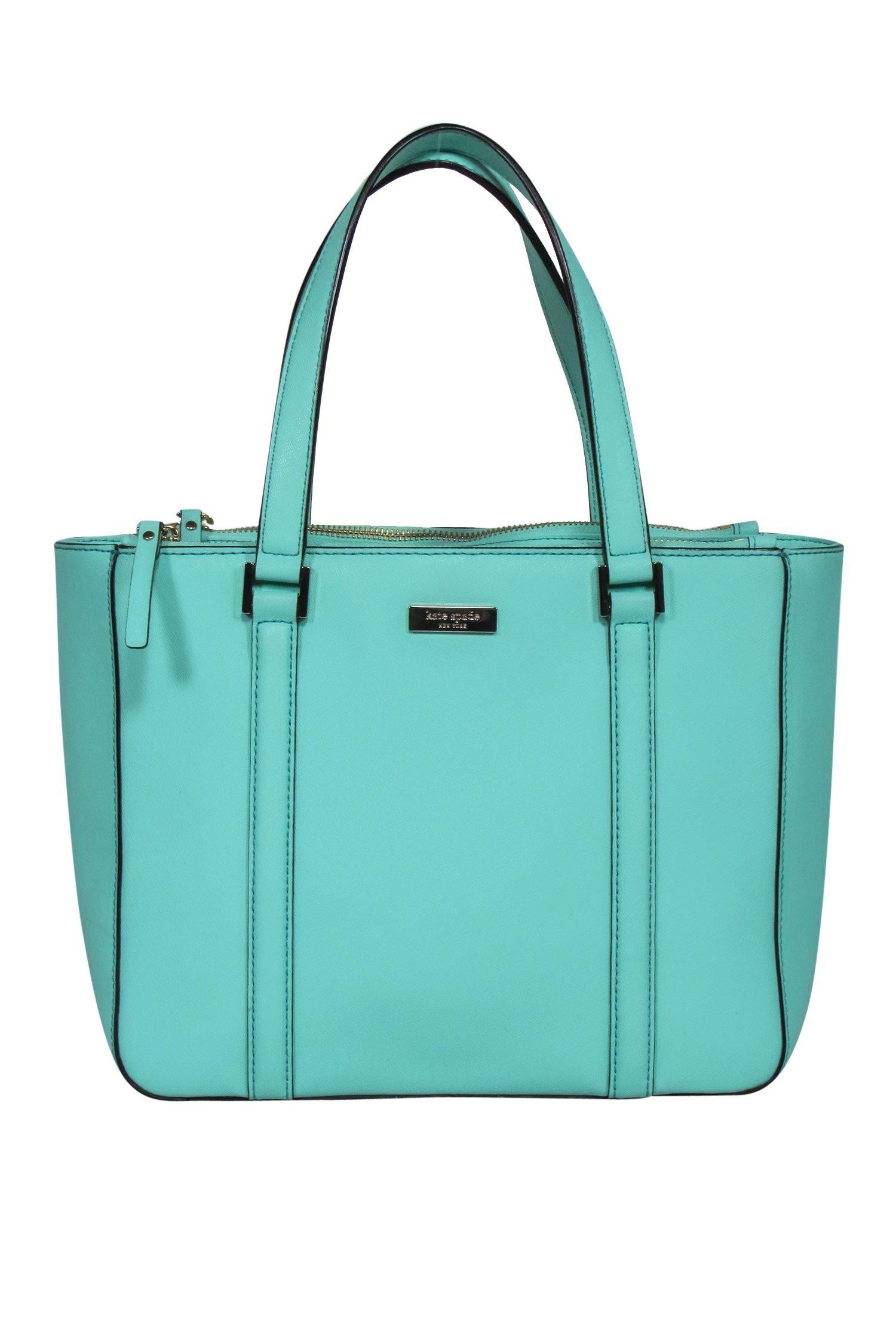 Kate Spade Mint Textured Leather Satchel - A Stylish Essential