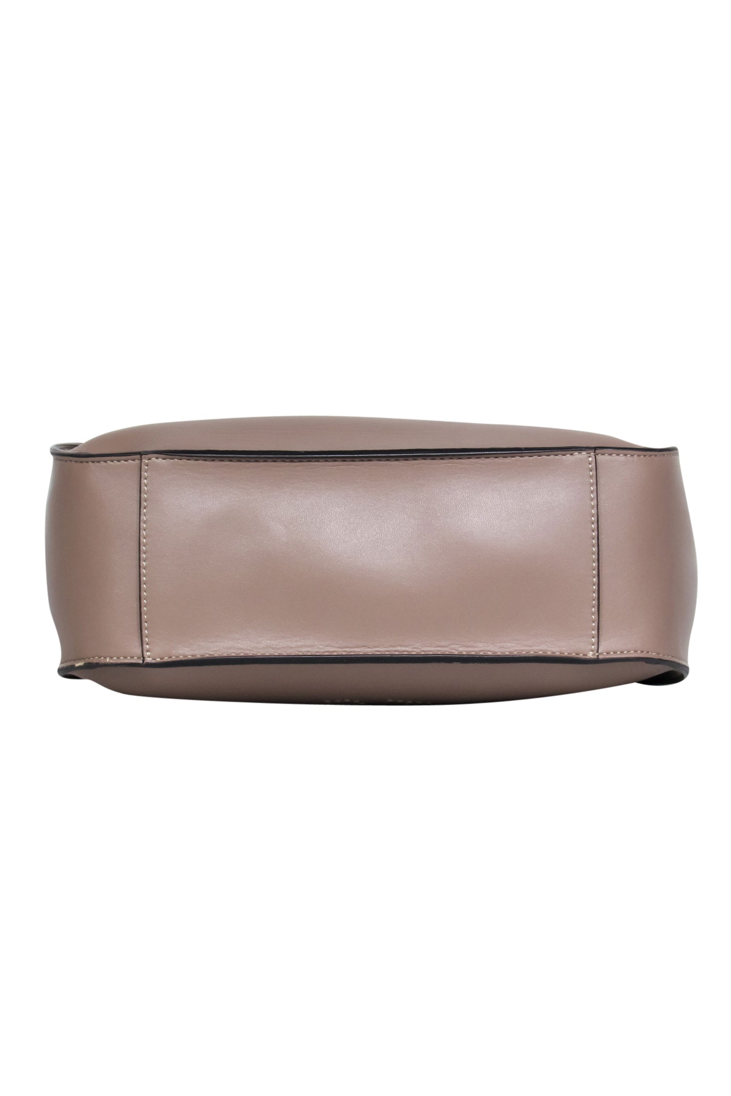 Stella McCartney Taupe Leather Crossbody Bag with Stunning Laser - Cut Logo