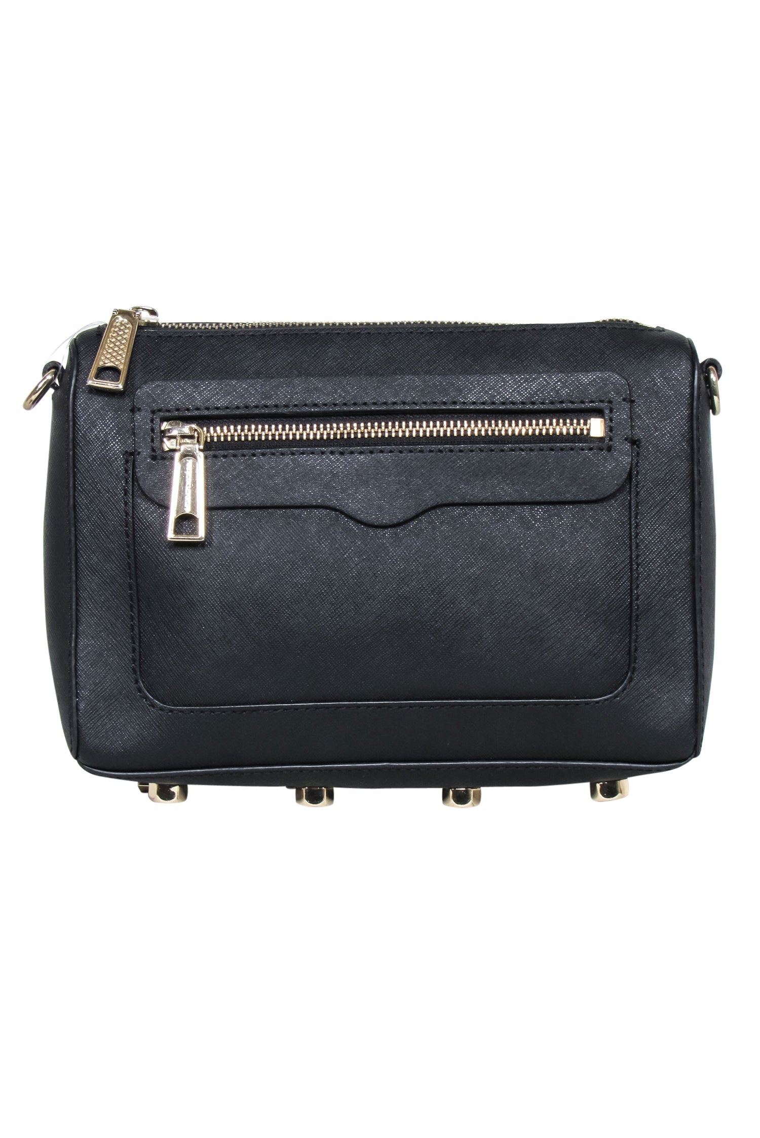 Rebecca Minkoff Black Leather Chain Strap Crossbody Bag - A Fashion Must-Have