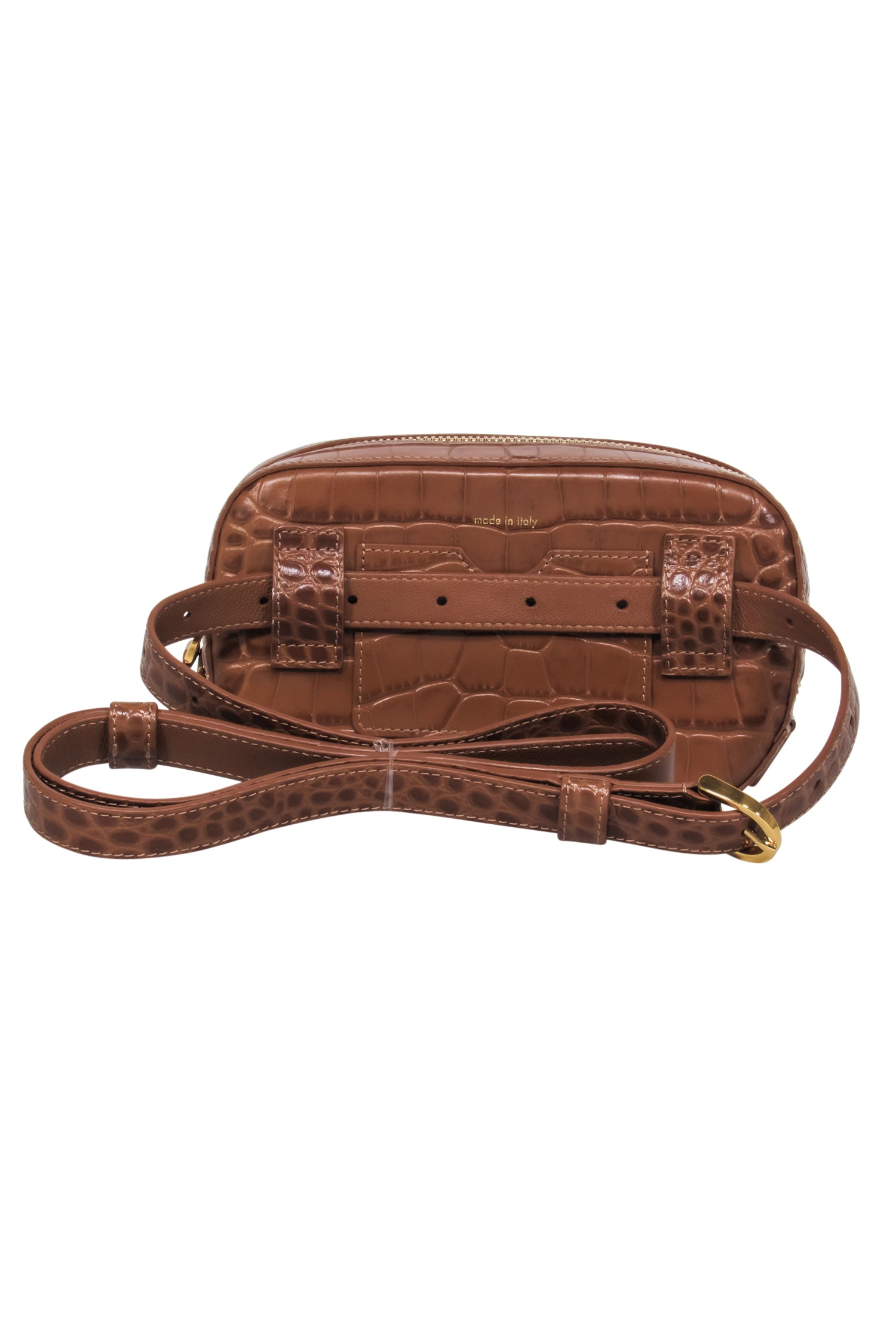 Senreve Brown Reptile Coda Belt Bag - A Stylish and Functional Accessory