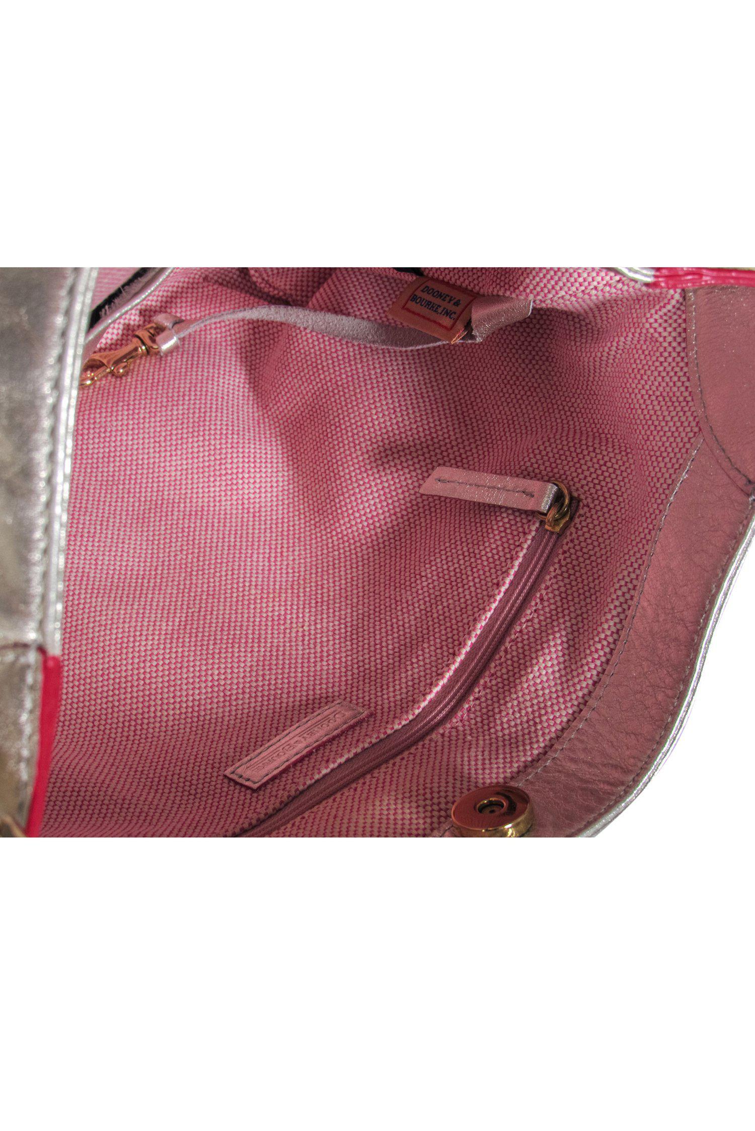 Dooney & Bourke's Stunning Gold Metallic Leather Shoulder Bag