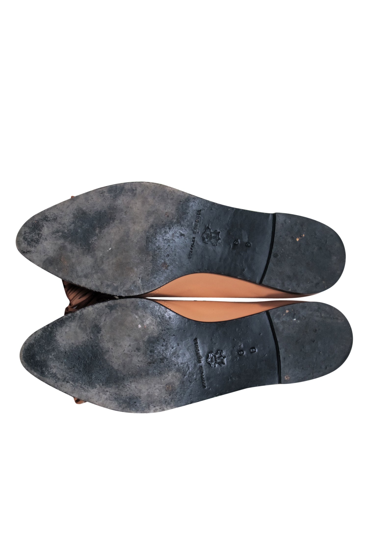 Loeffler Randall Tan Leather Tassel Front Loafers - Size 6 - Spring and Summer Must-Haves