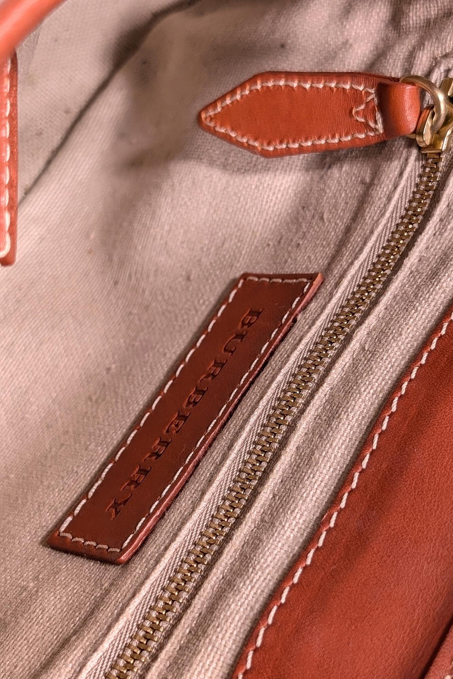 Burberry - Gorgeous Tan Leather and Signature Plaid Crossbody Bag
