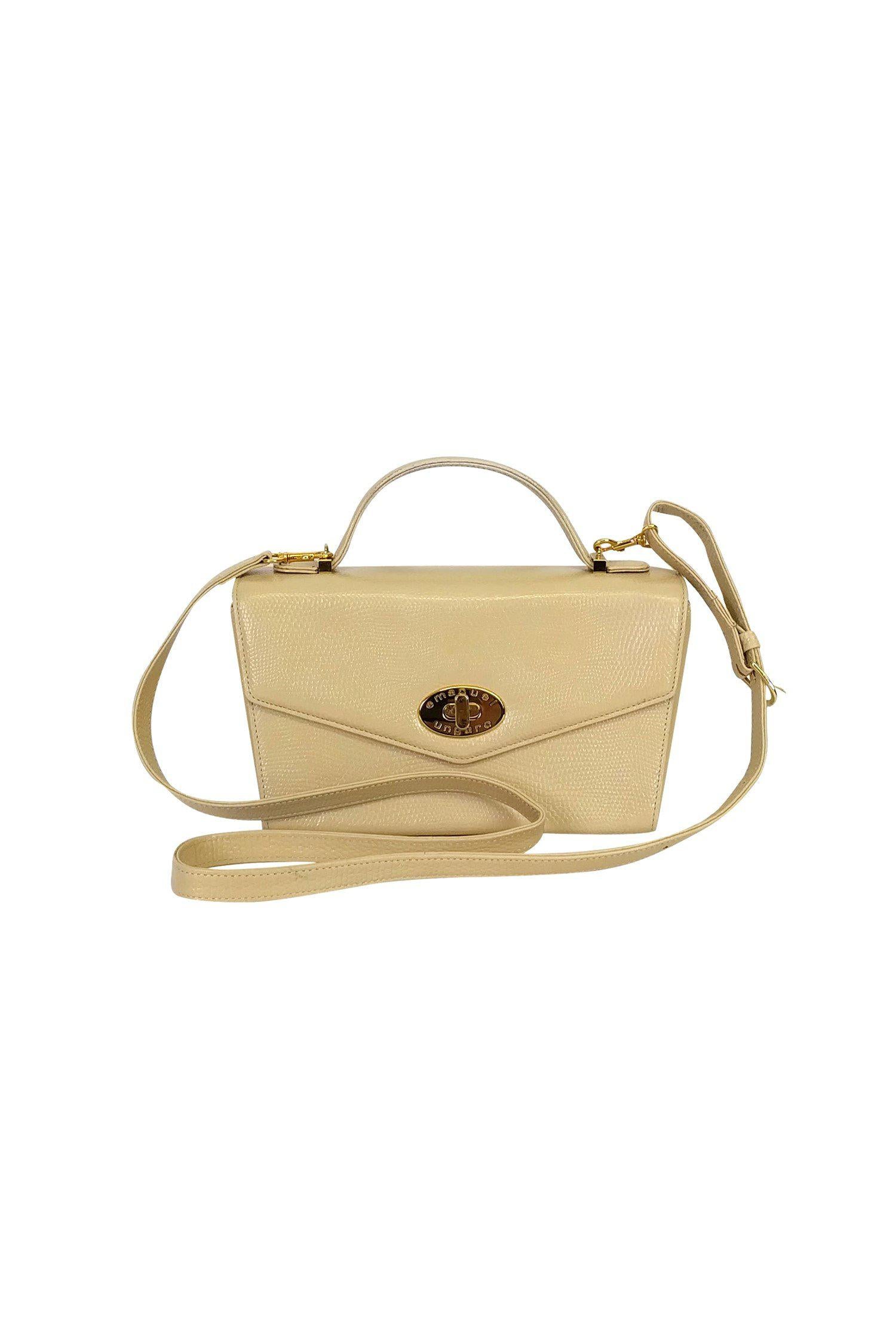 Emanuel Ungaro - Stunning Cream Structured Handbag