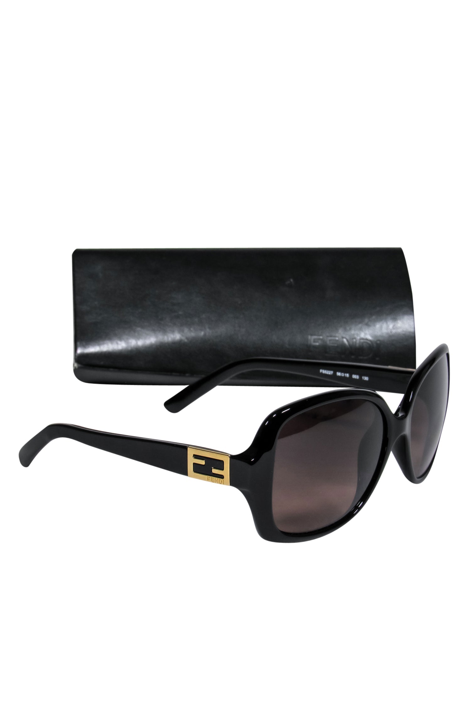 Fendi's Stunning Black Rounded Oval Oversized Sunglasses