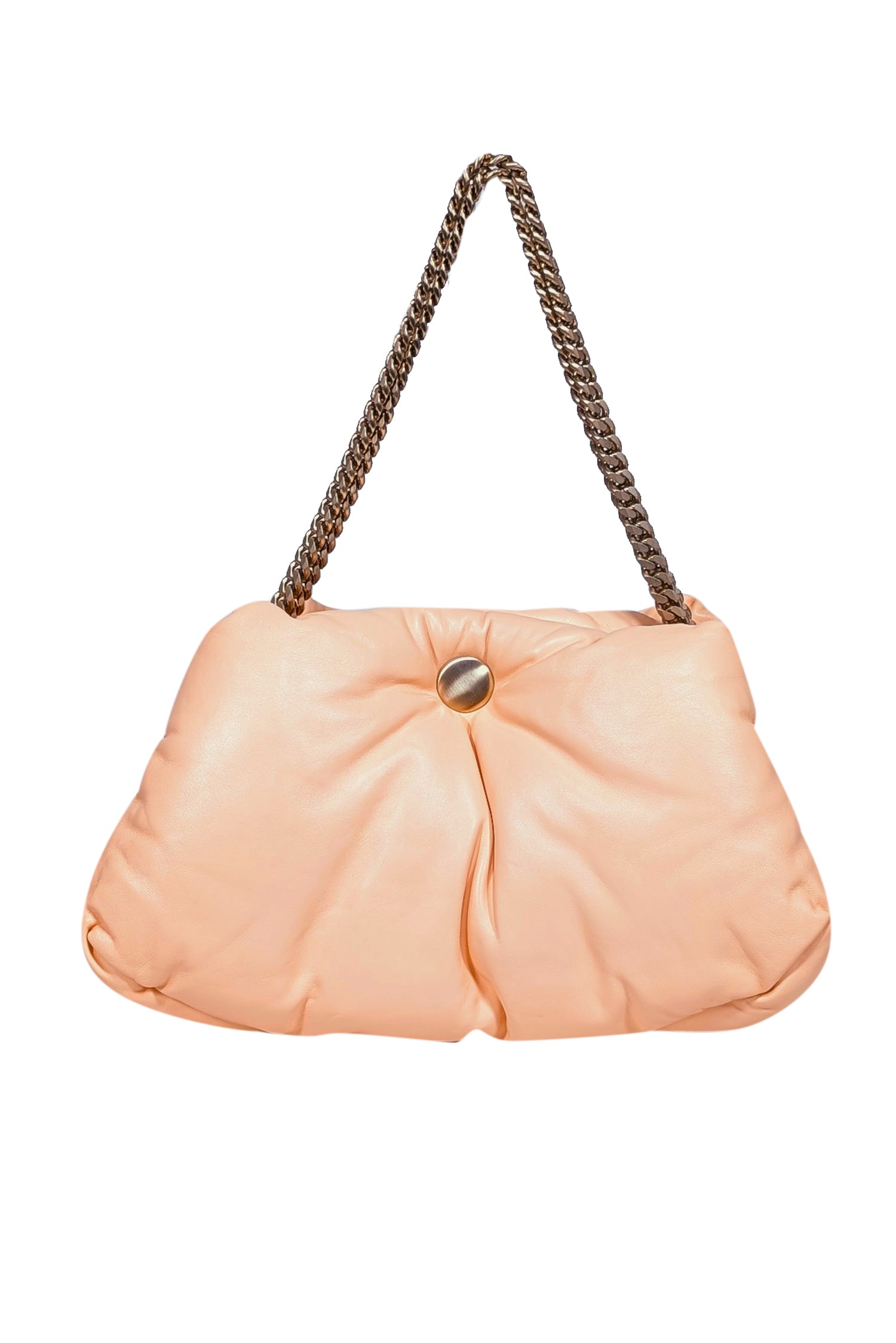 Proenza Schouler - Chic Peach 'Wo Tobo Puffy Chain' Shoulder Bag