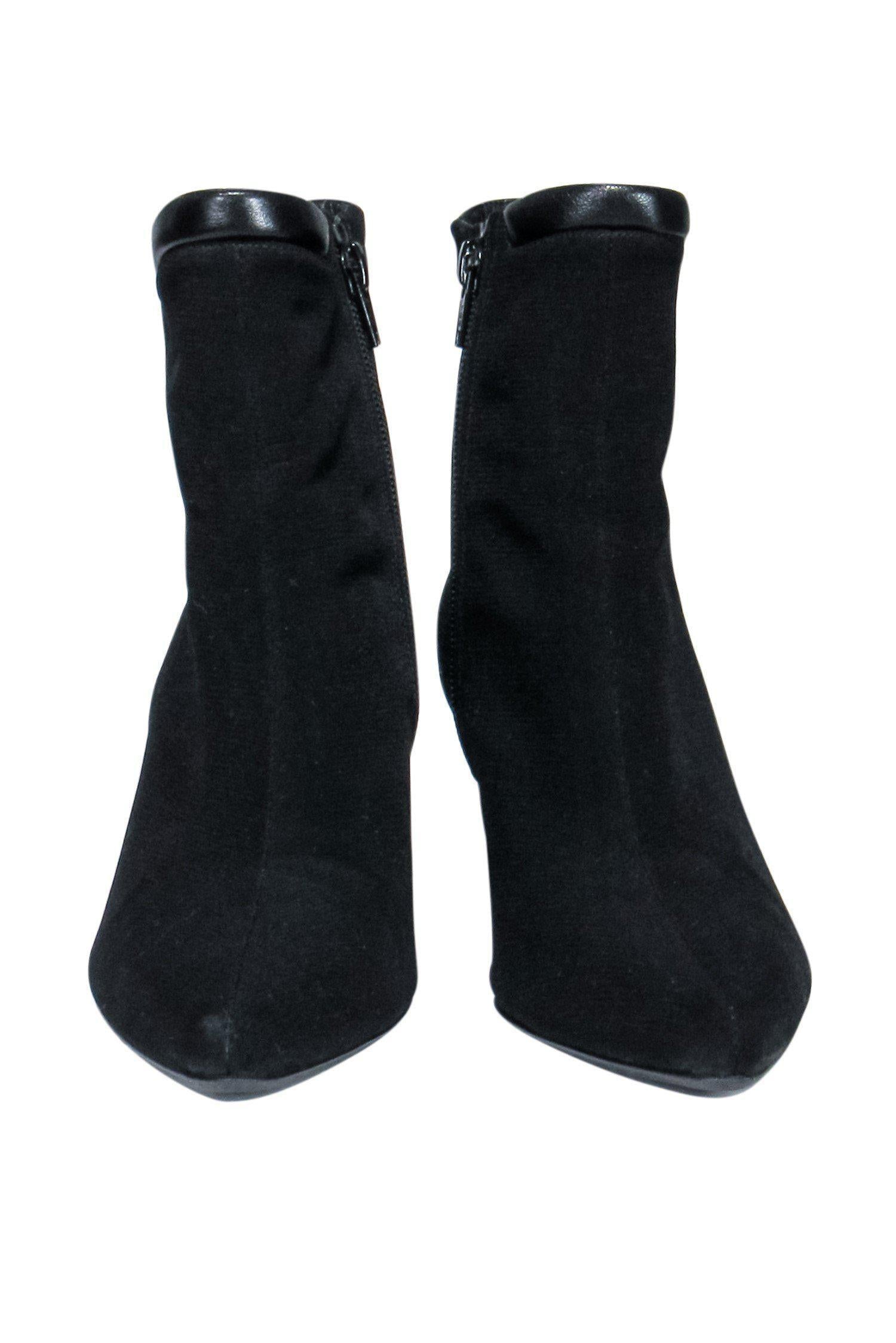 Stuart Weitzman - Chic Black Gore-Tex Ankle Booties Size 6