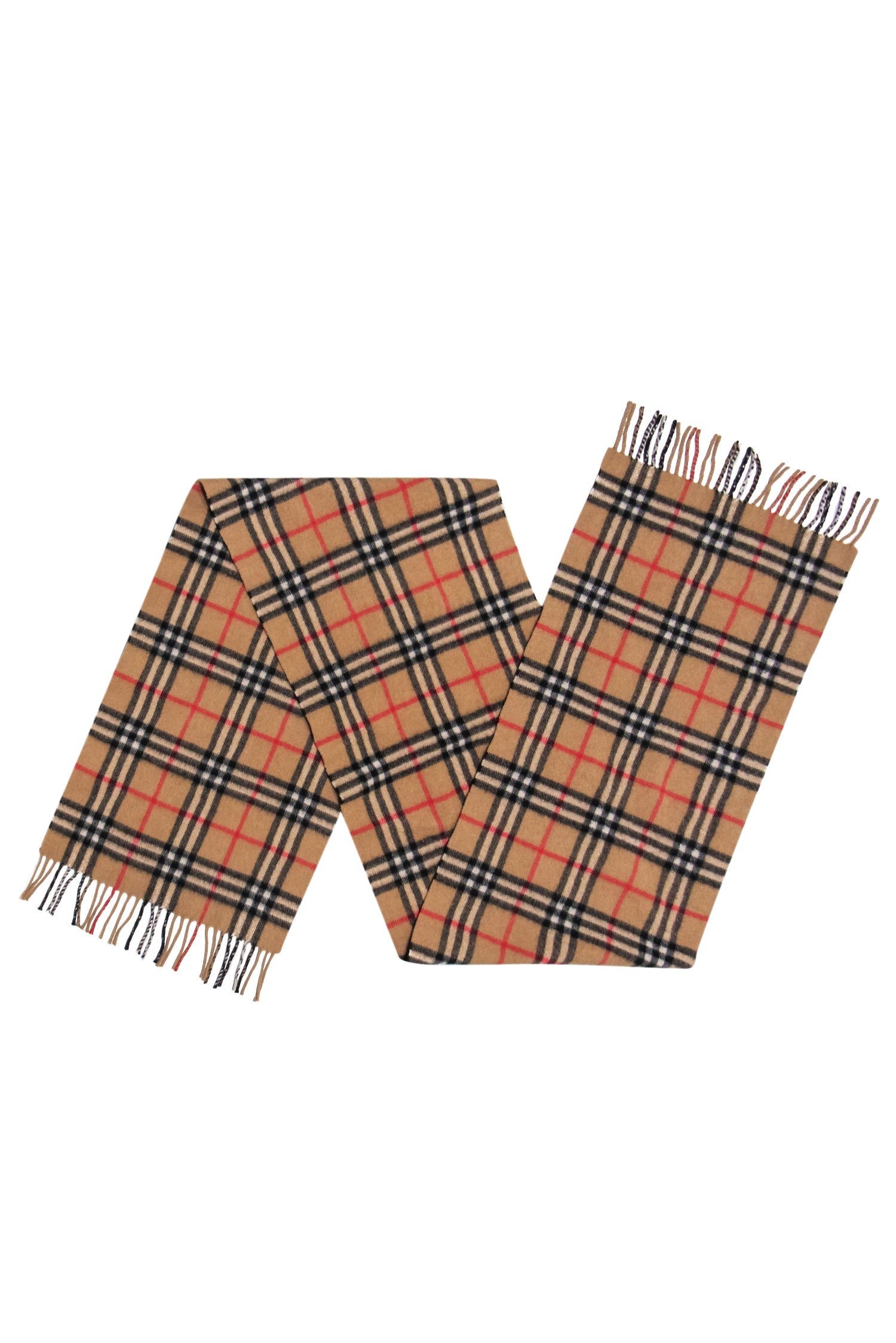 Burberry Tan Tartan Print Cashmere Scarf: A Timeless Winter Essential