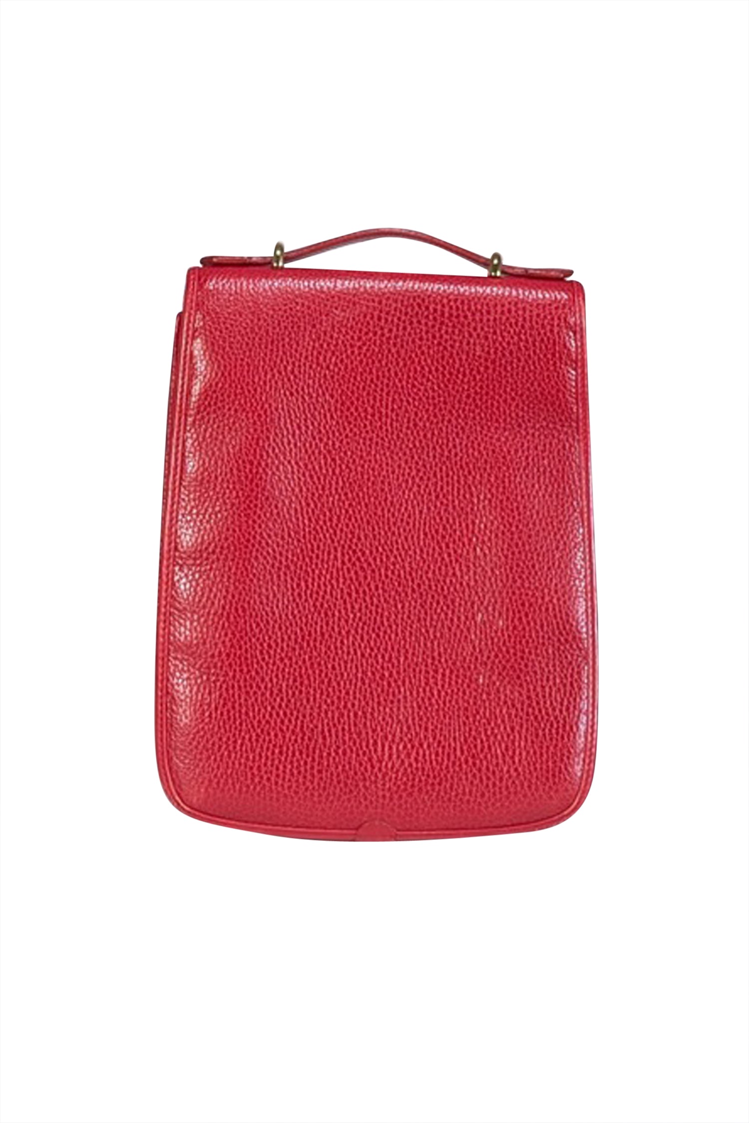 Mark Cross - Stunning Red Pebbled Leather Crossbody Bag