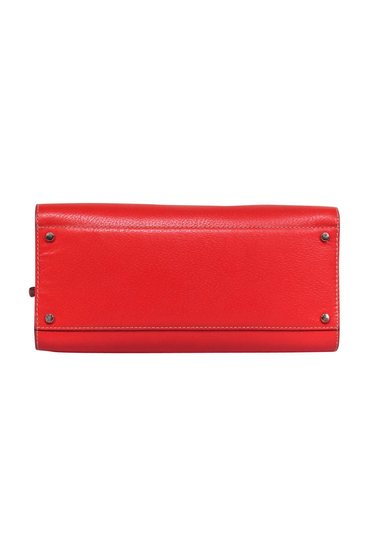 Kate Spade Red Convertible Structured Satchel: A Ravishing Leather Beauty