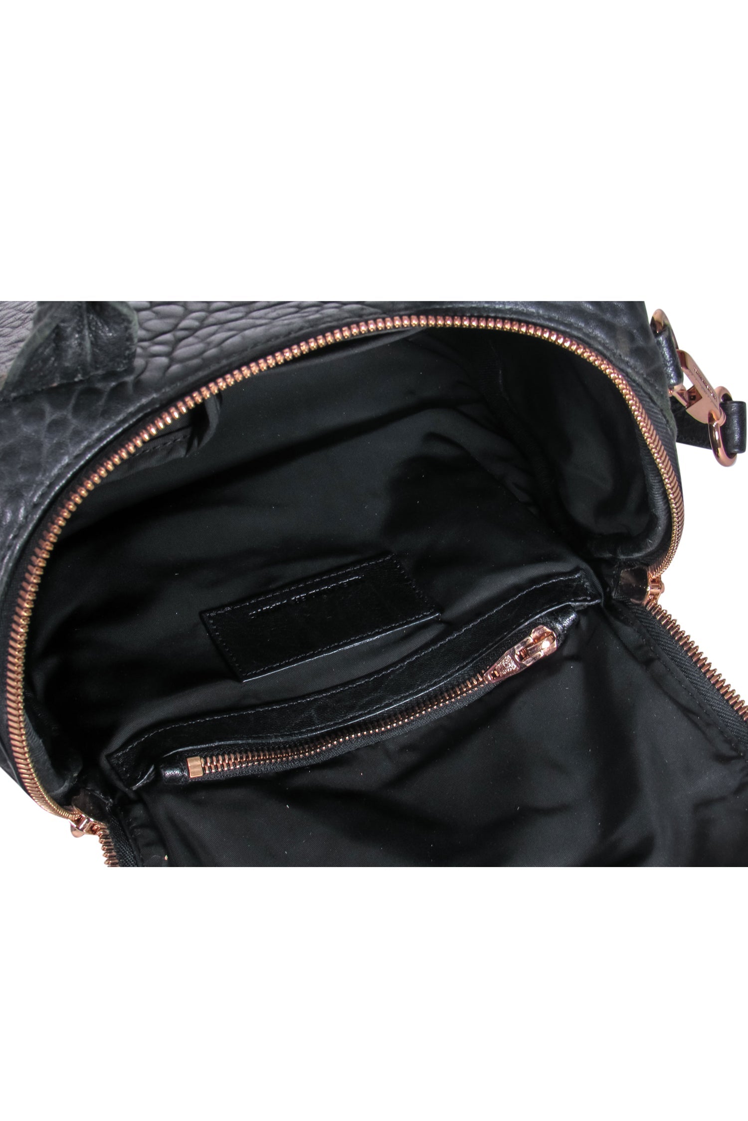 Alexander Wang's Edgy Black Pebbled Leather Convertible Studded Satchel