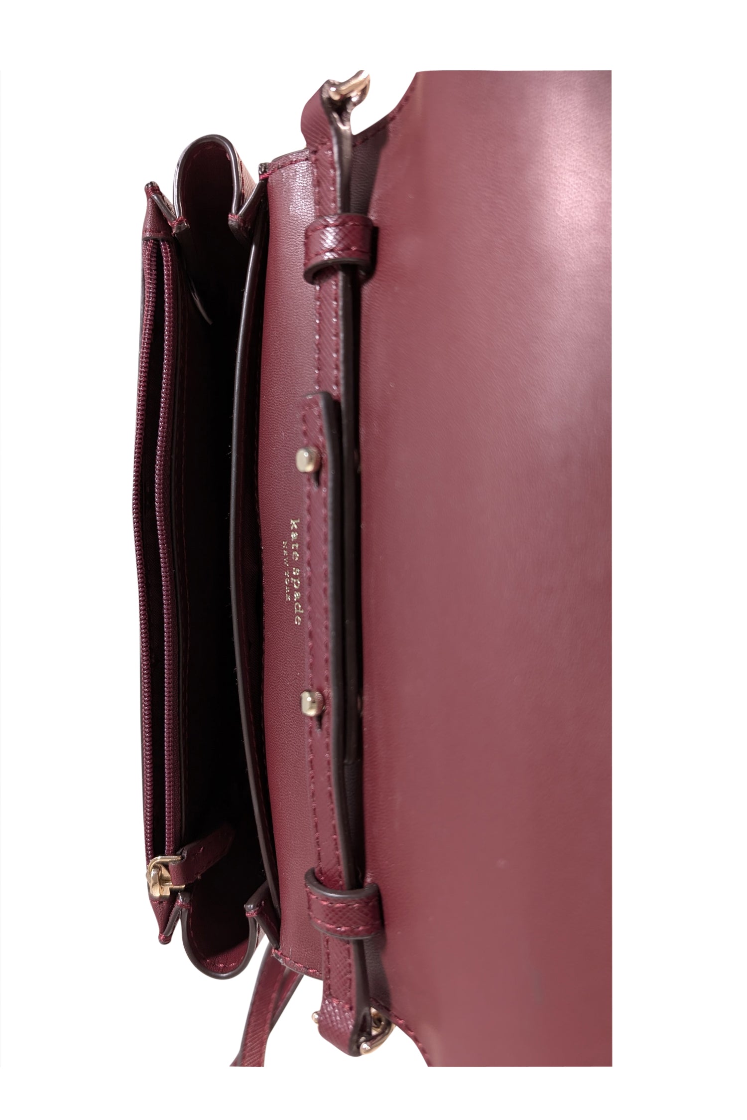 Kate Spade's Stunning Pink & Maroon Color-block Crossbody Bag