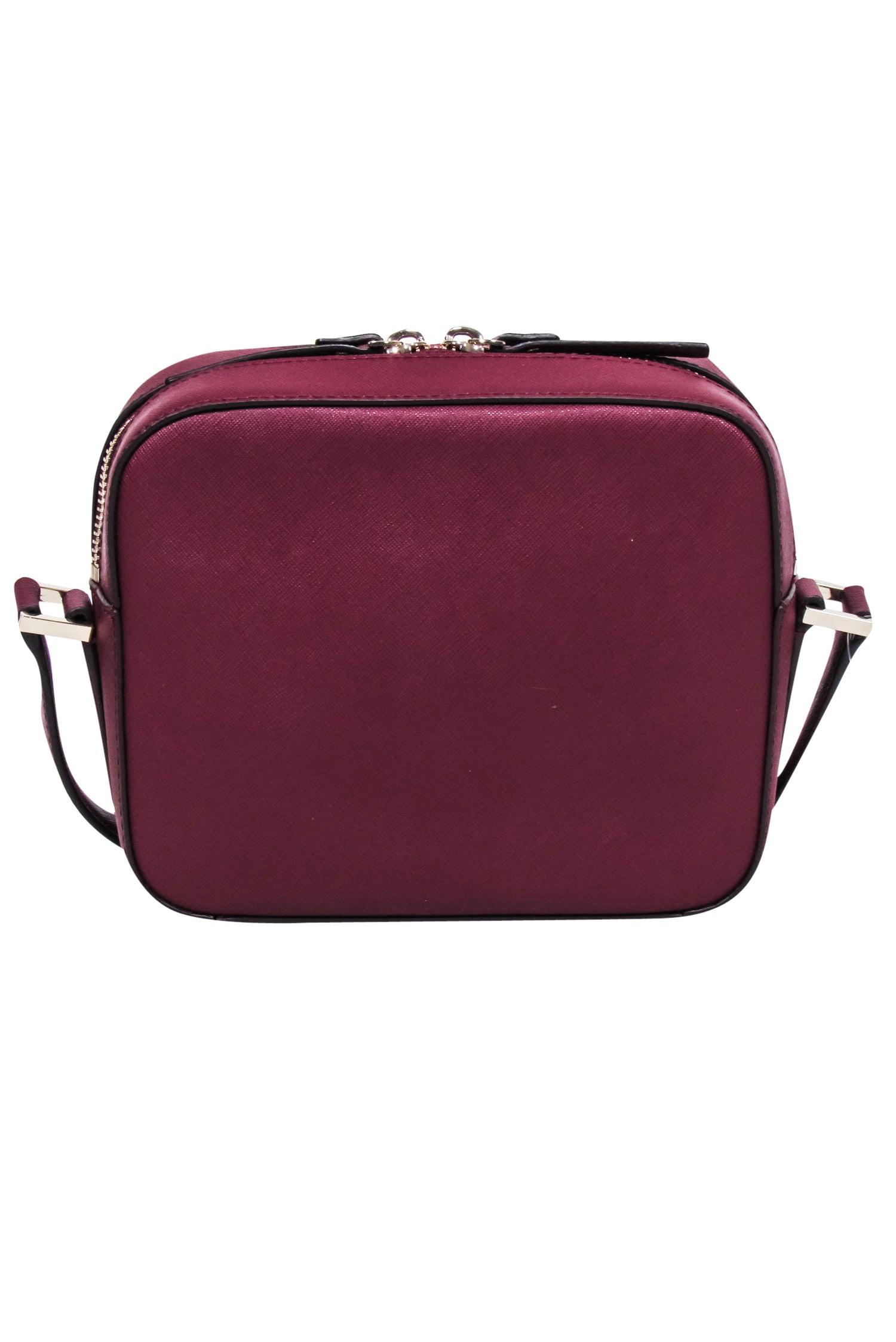 Kate Spade Maroon Saffiano Leather Chic Crossbody Bag