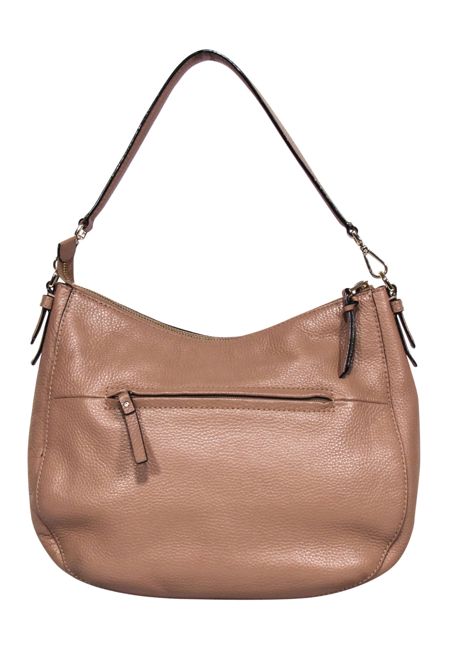 Kate Spade Beige Pebbled Leather Shoulder Bag - A Touch of Sophistication