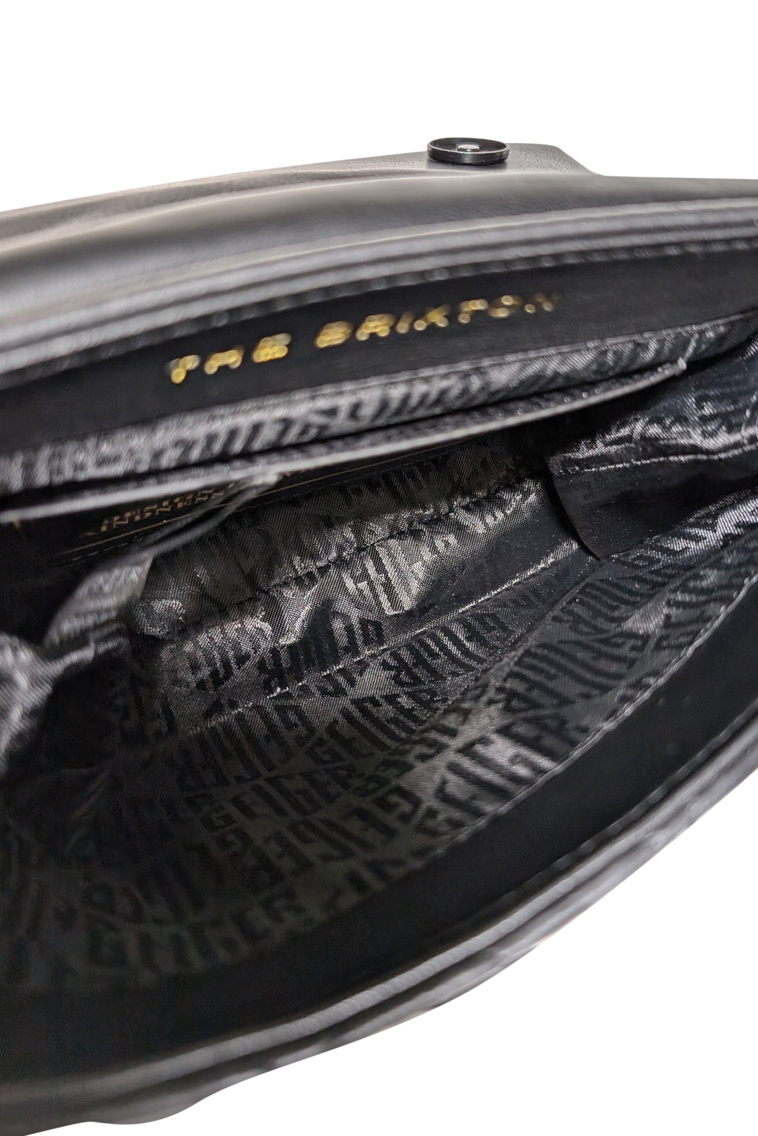 Kurt Geiger - Stylish Matte Black Quilted Mini Brixton Lock Bag