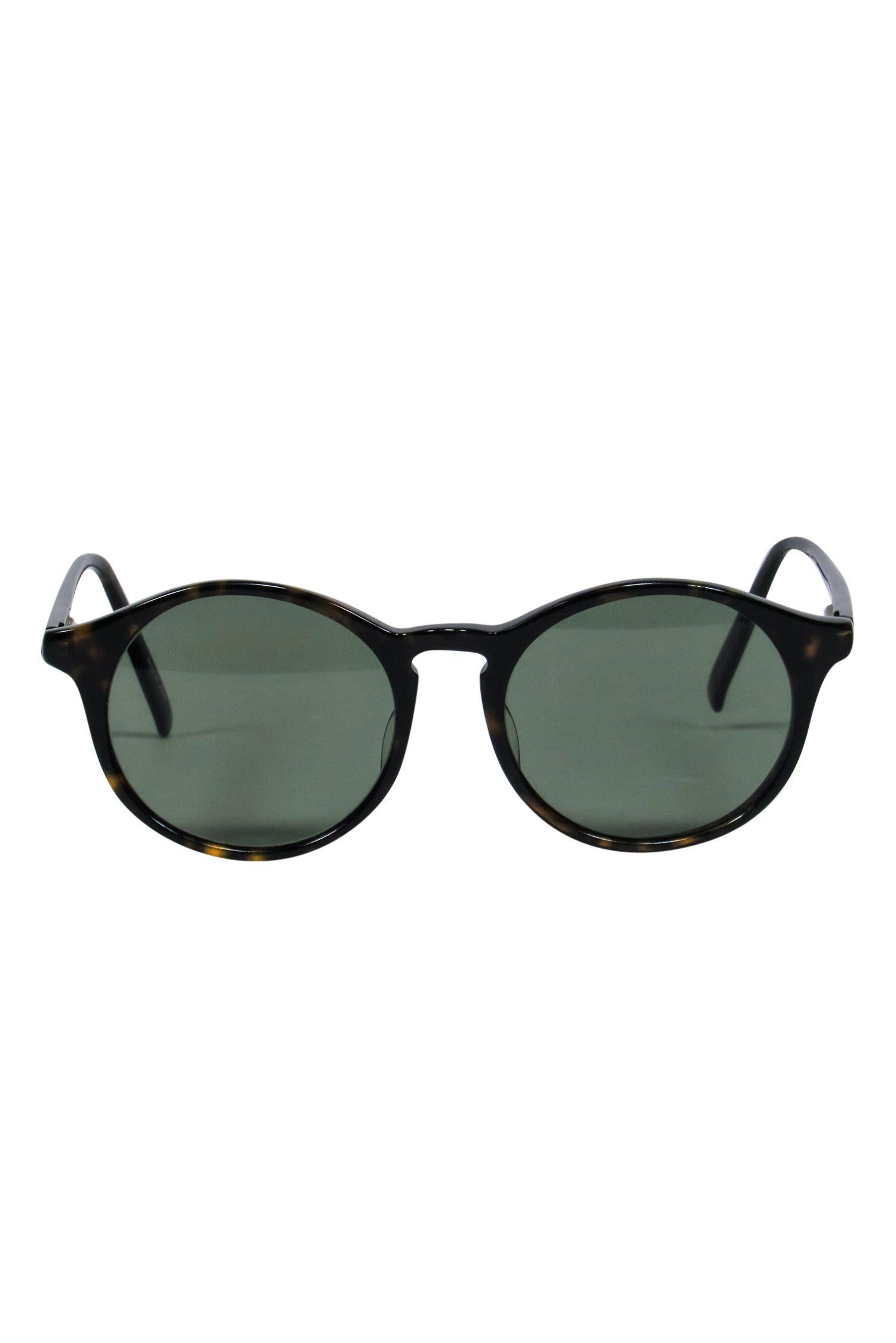 Ralph Lauren Dark Brown Tortoise Shell Round Sunglasses - A Chic Essential