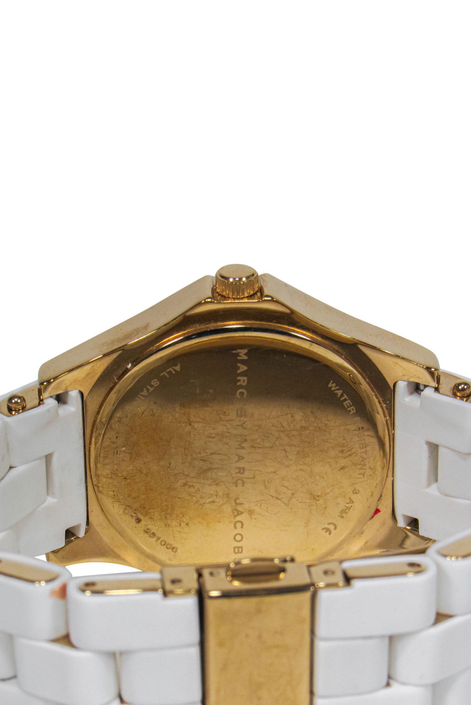 Marc by Marc Jacobs - Stunning White Rubber Coated Link Watch